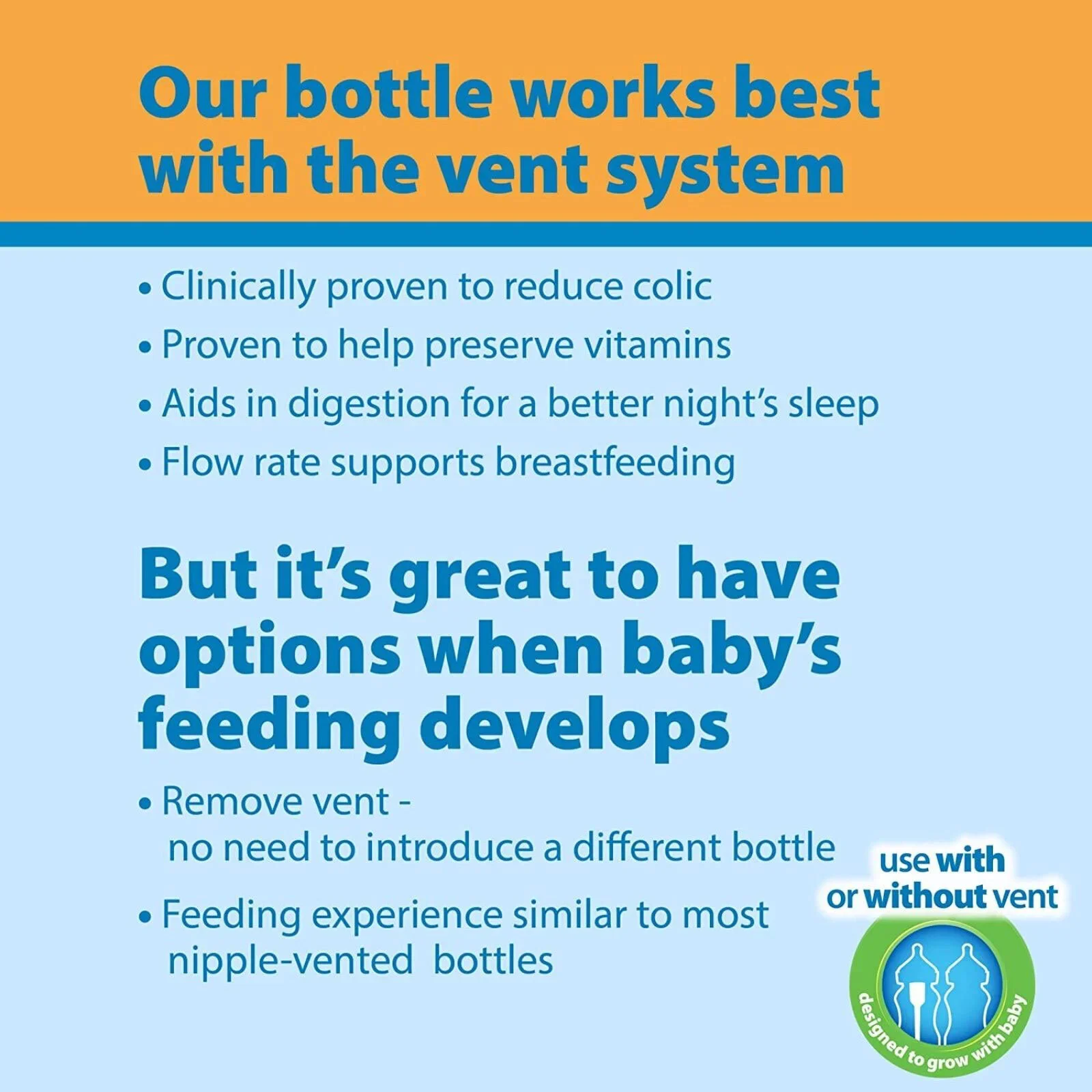 Dr. Brown's Options+ Anti-Colic Wide Neck Baby Bottle 150ml - Image 4