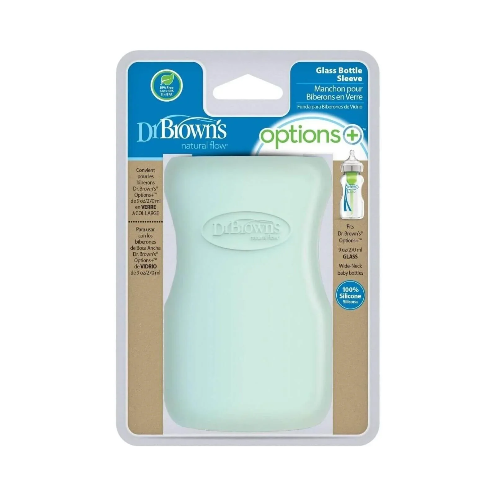 Dr. Brown's Options Glass Bottle Sleeve 270ml - Image 2