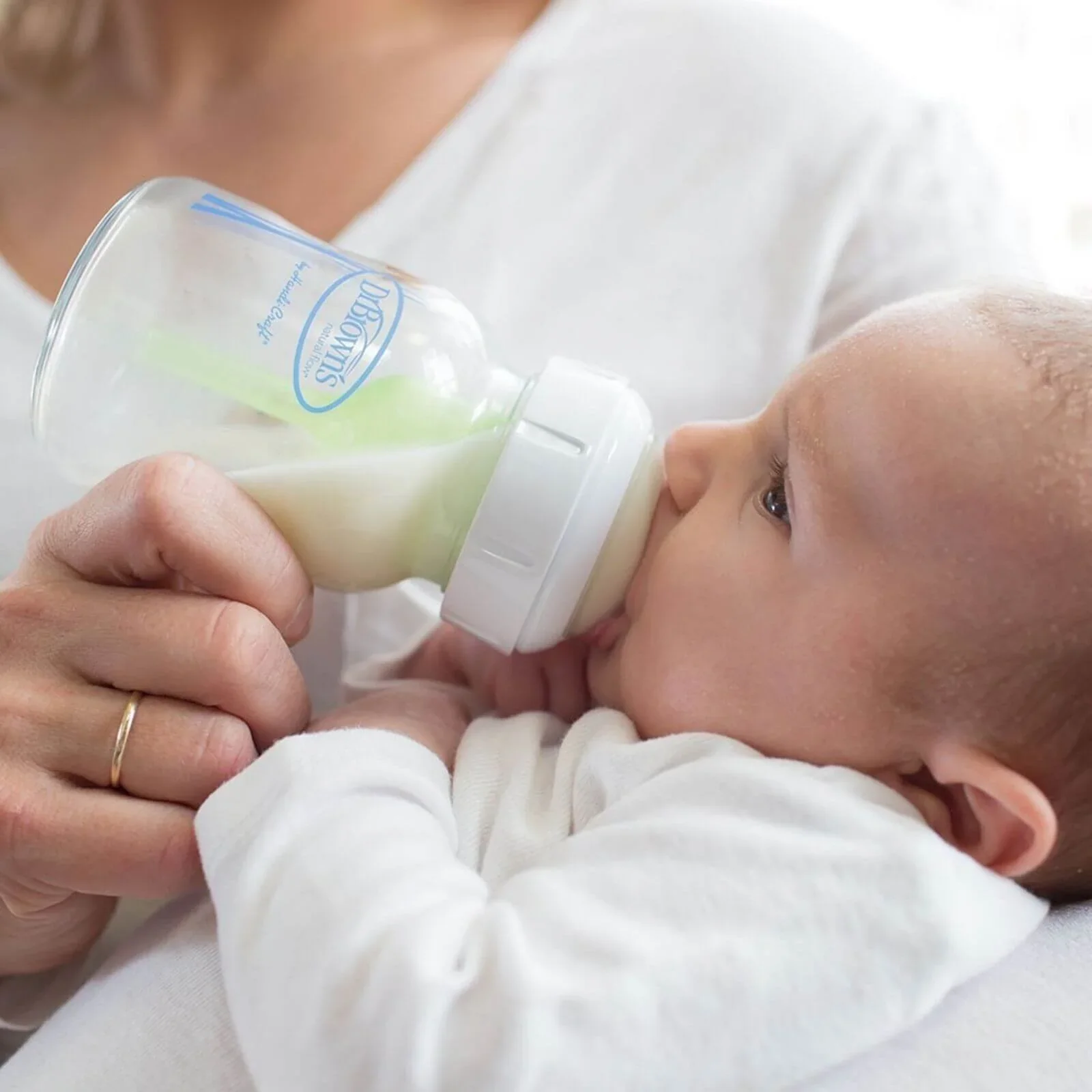 Dr. Brown's Options+ Wide Neck Anti-Colic Glass Bottle 150ml Pack of 2 - Image 3