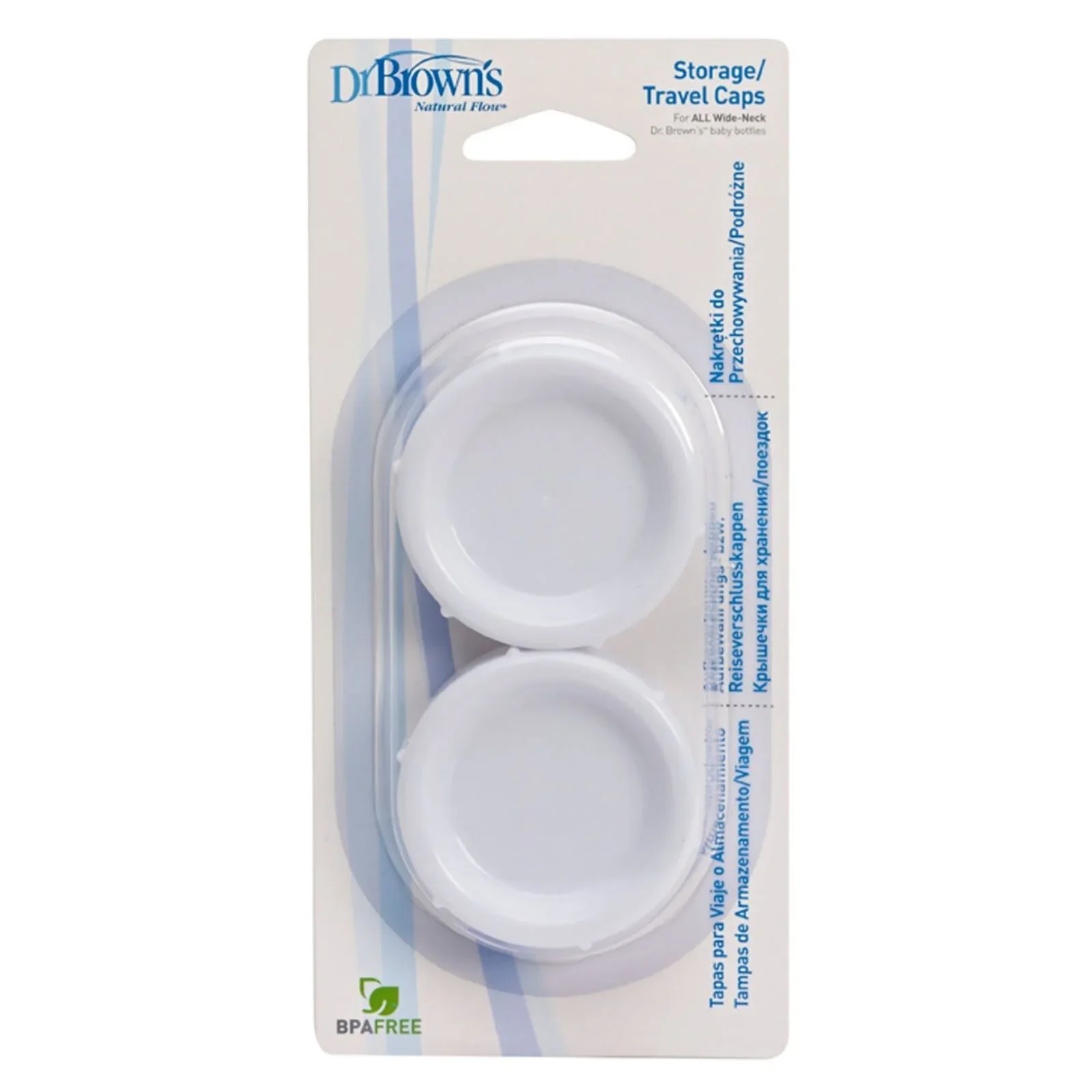Dr. Brown's Travel Caps Wide Neck - Image 2