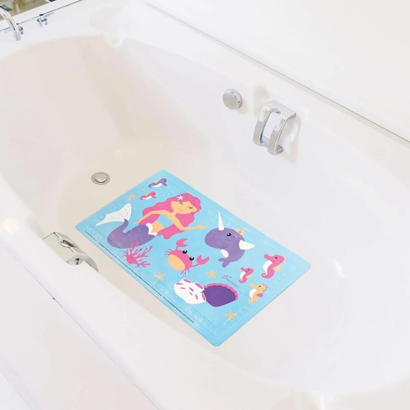 Dreambaby Non-Slip Bath Mat - Mermaid Design - Image 2