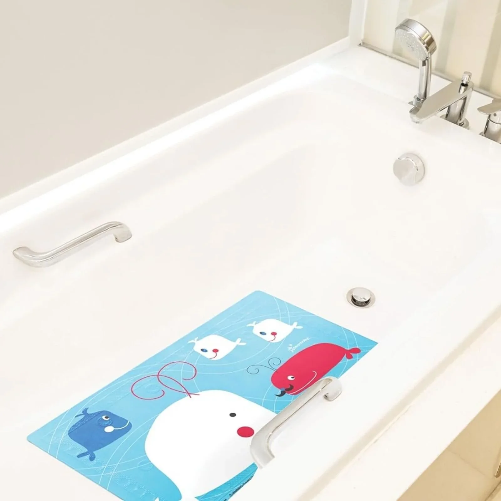 Dreambaby Non-Slip Bath Mat - Whales Design - Image 2