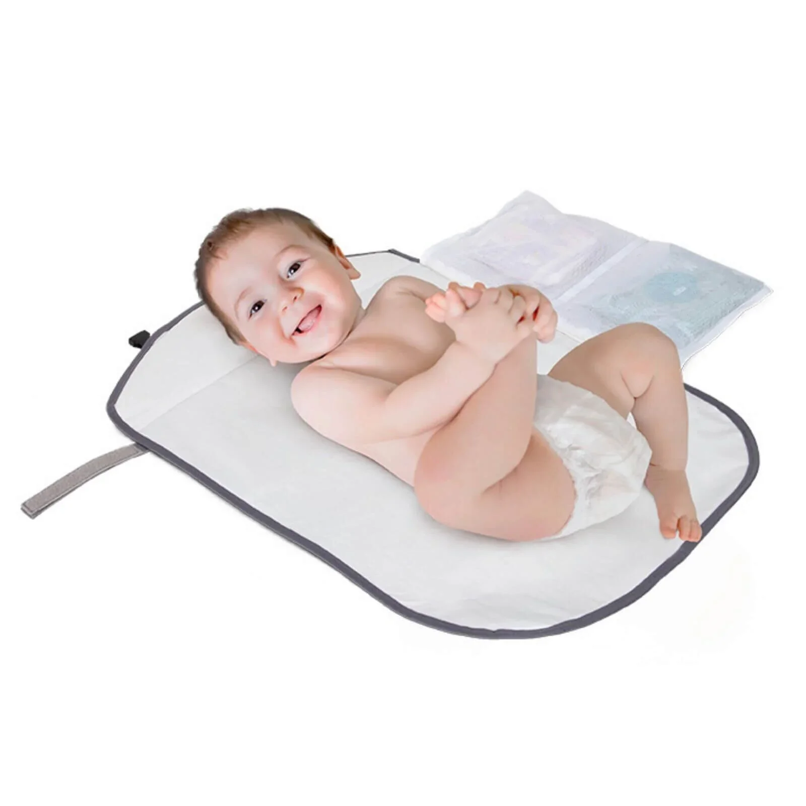 Dreambaby On the Go Baby Changing Mat - Stars Grey - Image 6