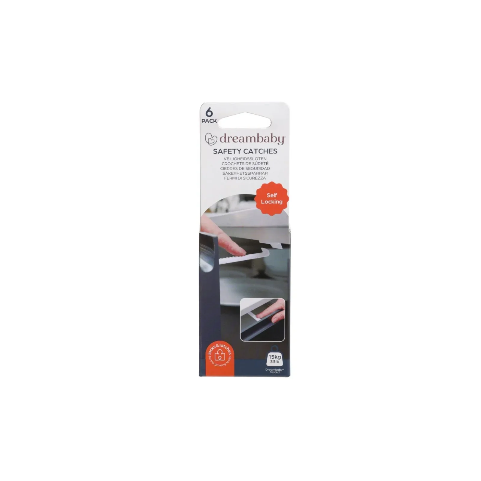 Dreambaby Safety Catches 6 pcs - Image 4