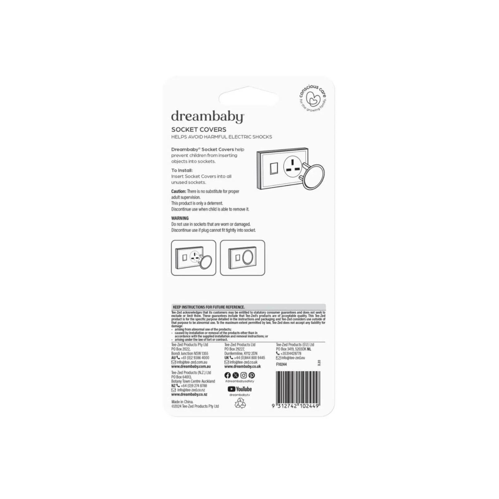 Dreambaby Socket Covers Pack of 6 - Image 5