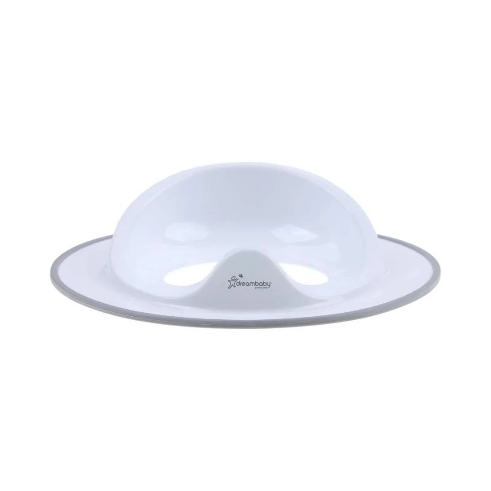 Dreambaby Toilet Topper with Grey Trim - White - Image 2