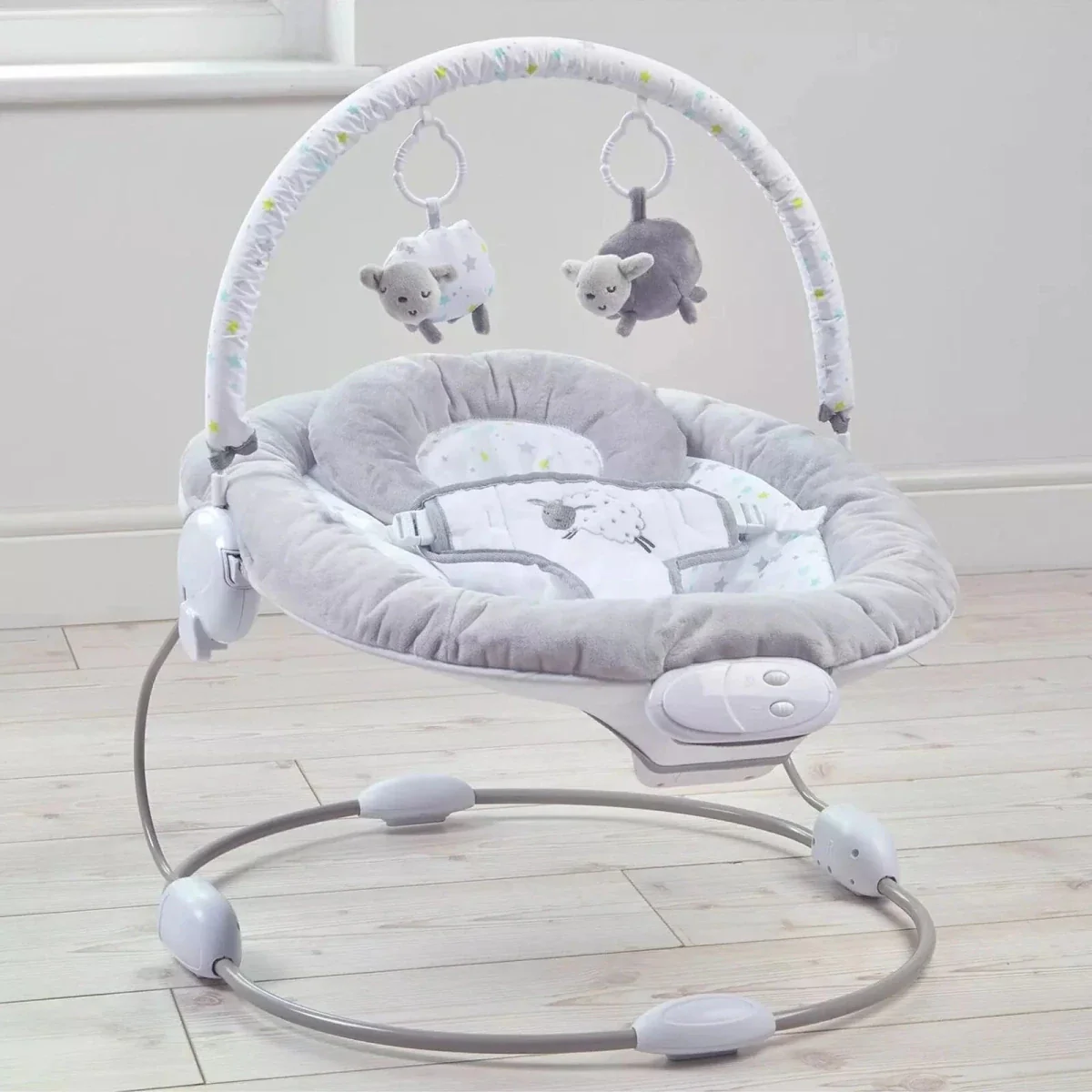 East Coast Counting Sheep Baby Bouncer - Grey - Image 2