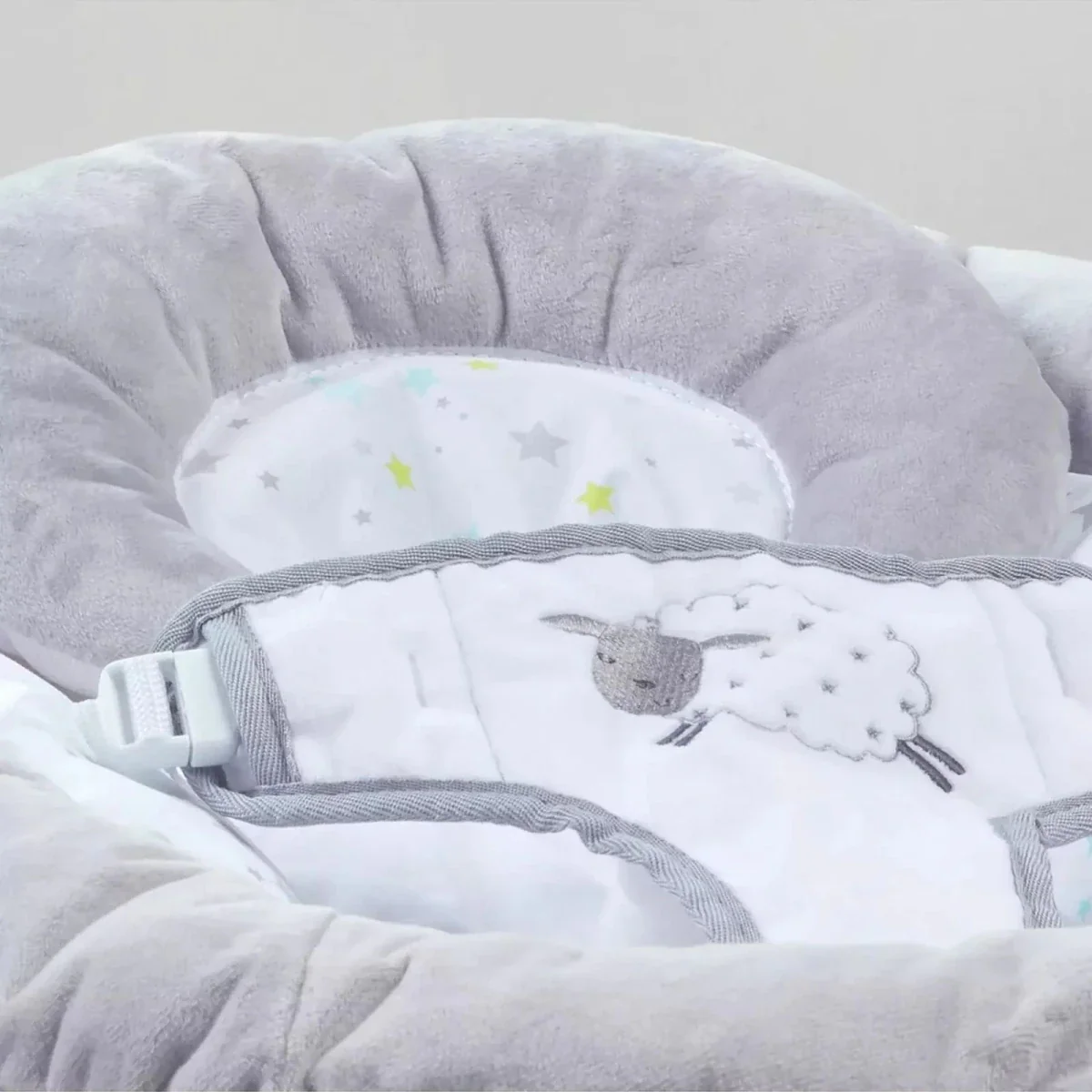 East Coast Counting Sheep Baby Bouncer - Grey - Image 4