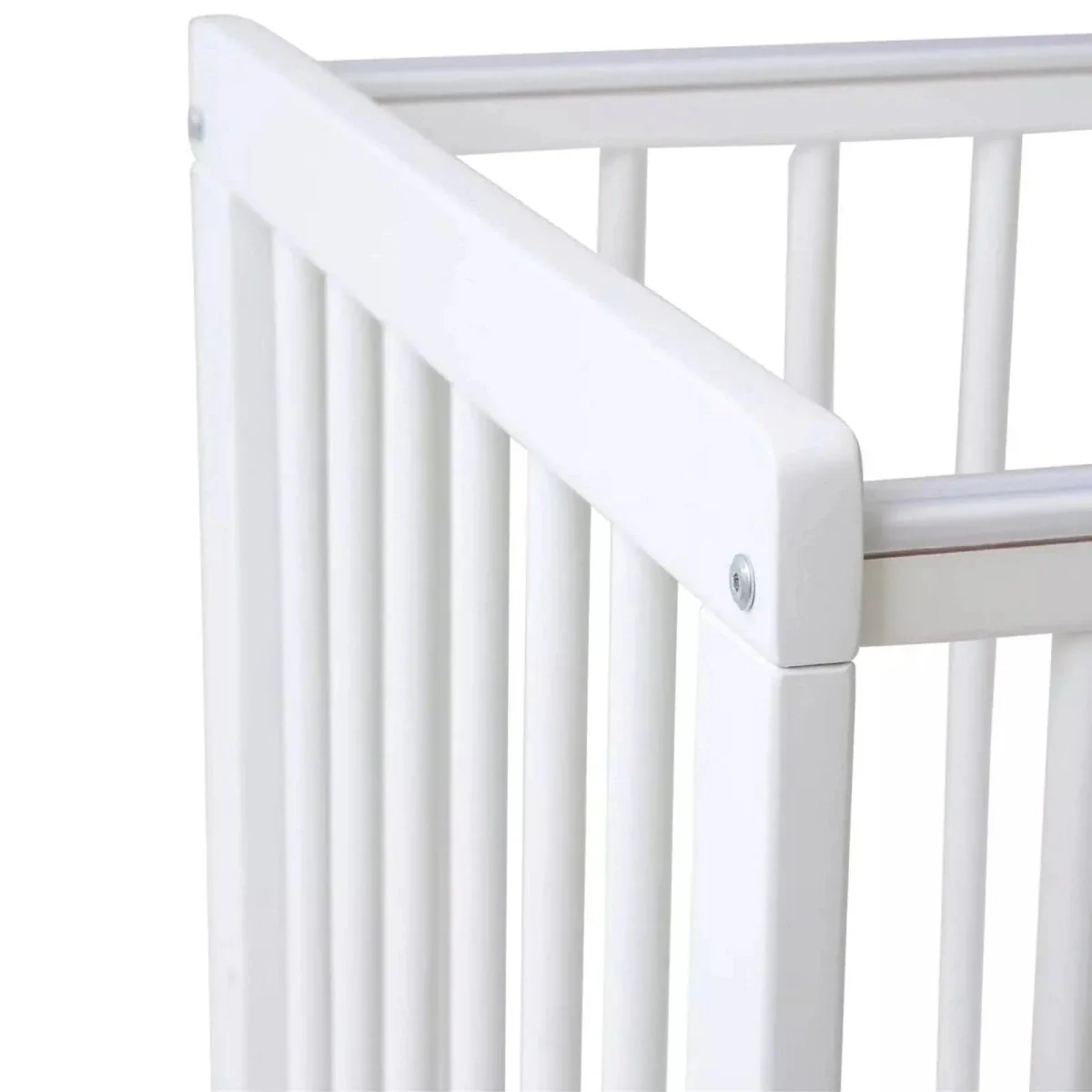 East Coast Space Saver Cot with Mattress Bundle - White - Image 3