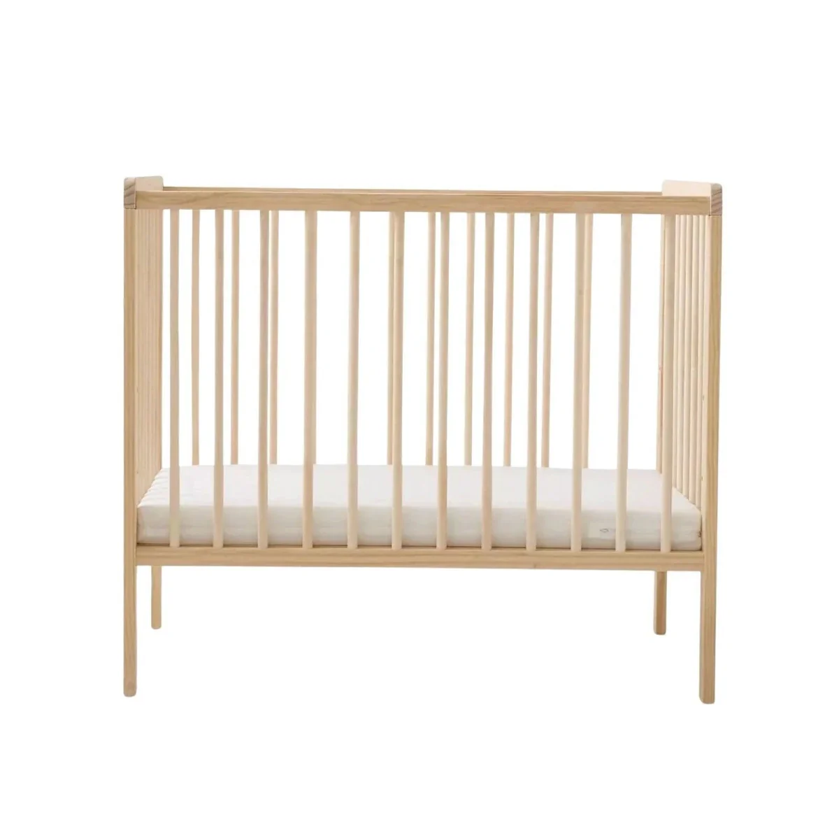 East Coast Space Saver Cot with Mattress Bundle - Natural - Image 2
