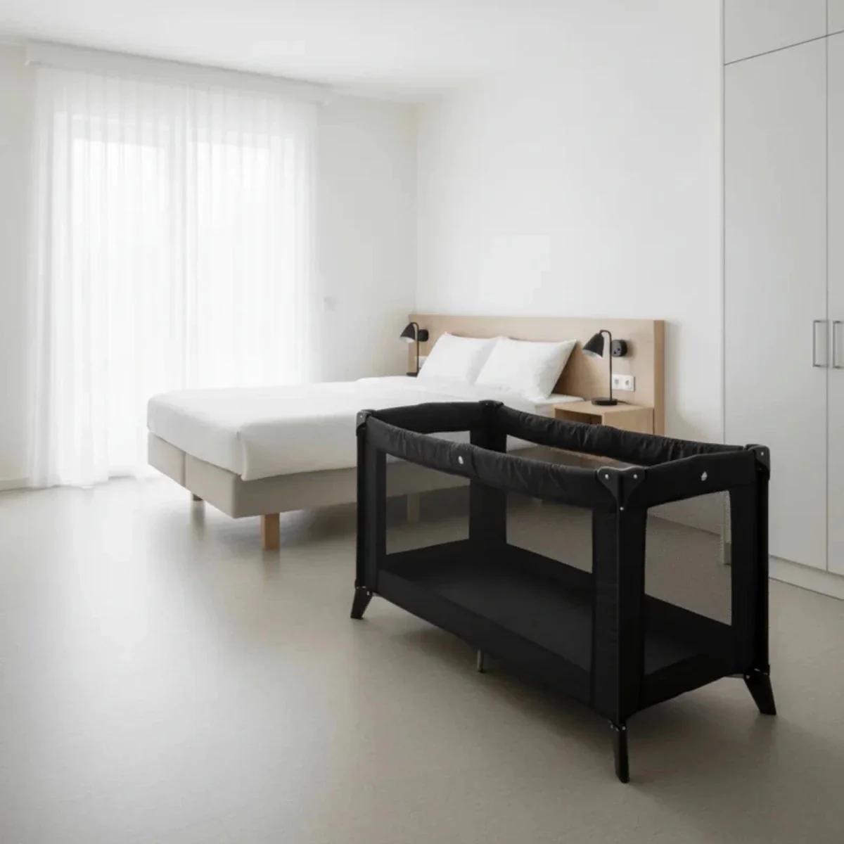 East Coast Travel Cot - Black - Image 9
