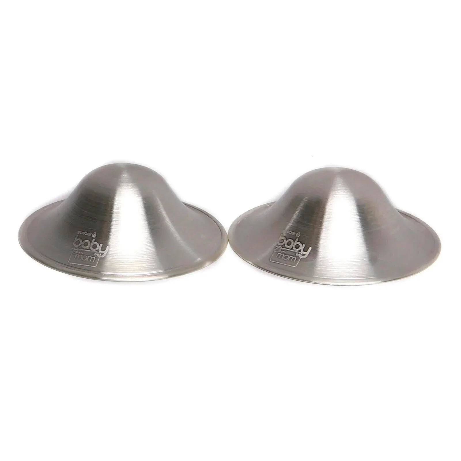 ebebek baby mom 2-Pack 999 Sterling Silver Nipple Shield Cover/Nipple Cups - Image 4