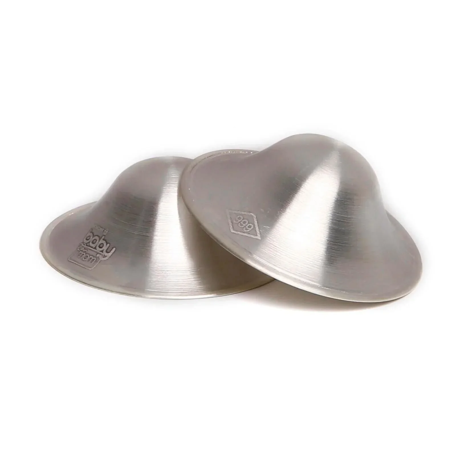 ebebek baby mom 2-Pack 999 Sterling Silver Nipple Shield Cover/Nipple Cups - Image 8