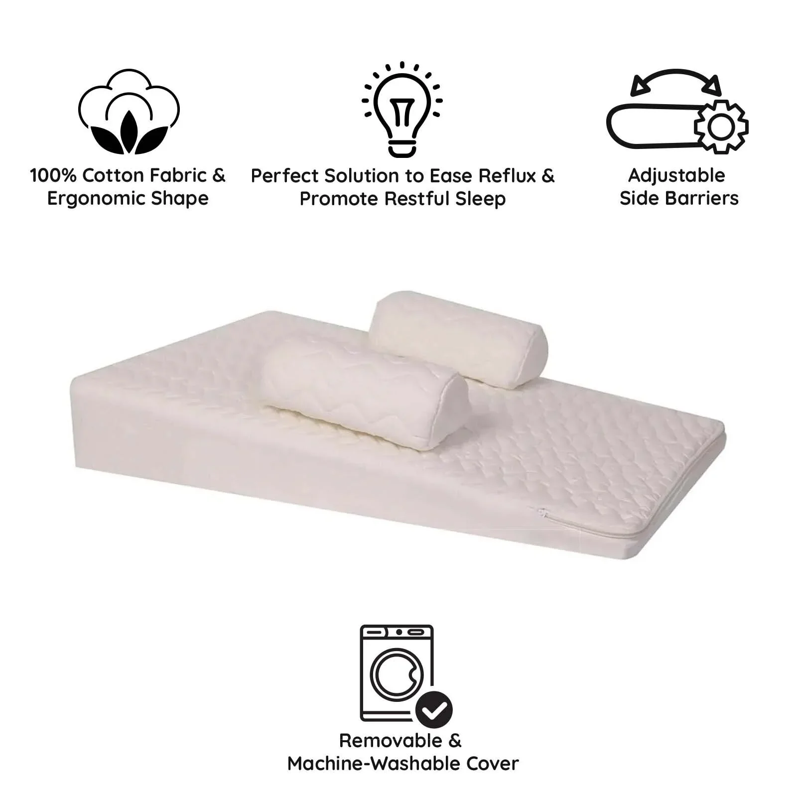 ebebek baby plus Baby Eco Reflux Wedge Pillow - Image 3
