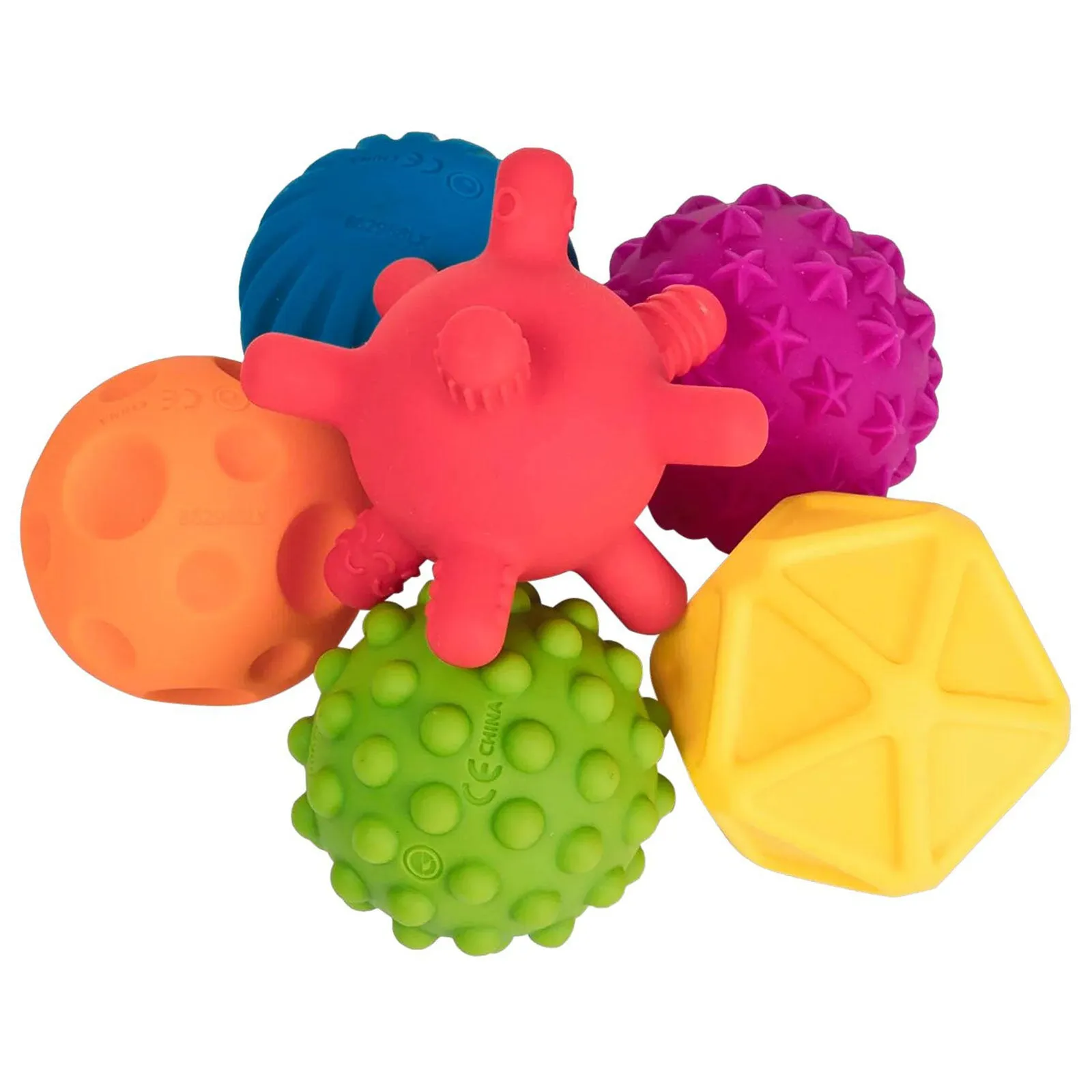 Edushape Baby Sensory Balls Pack of 6 - Image 3