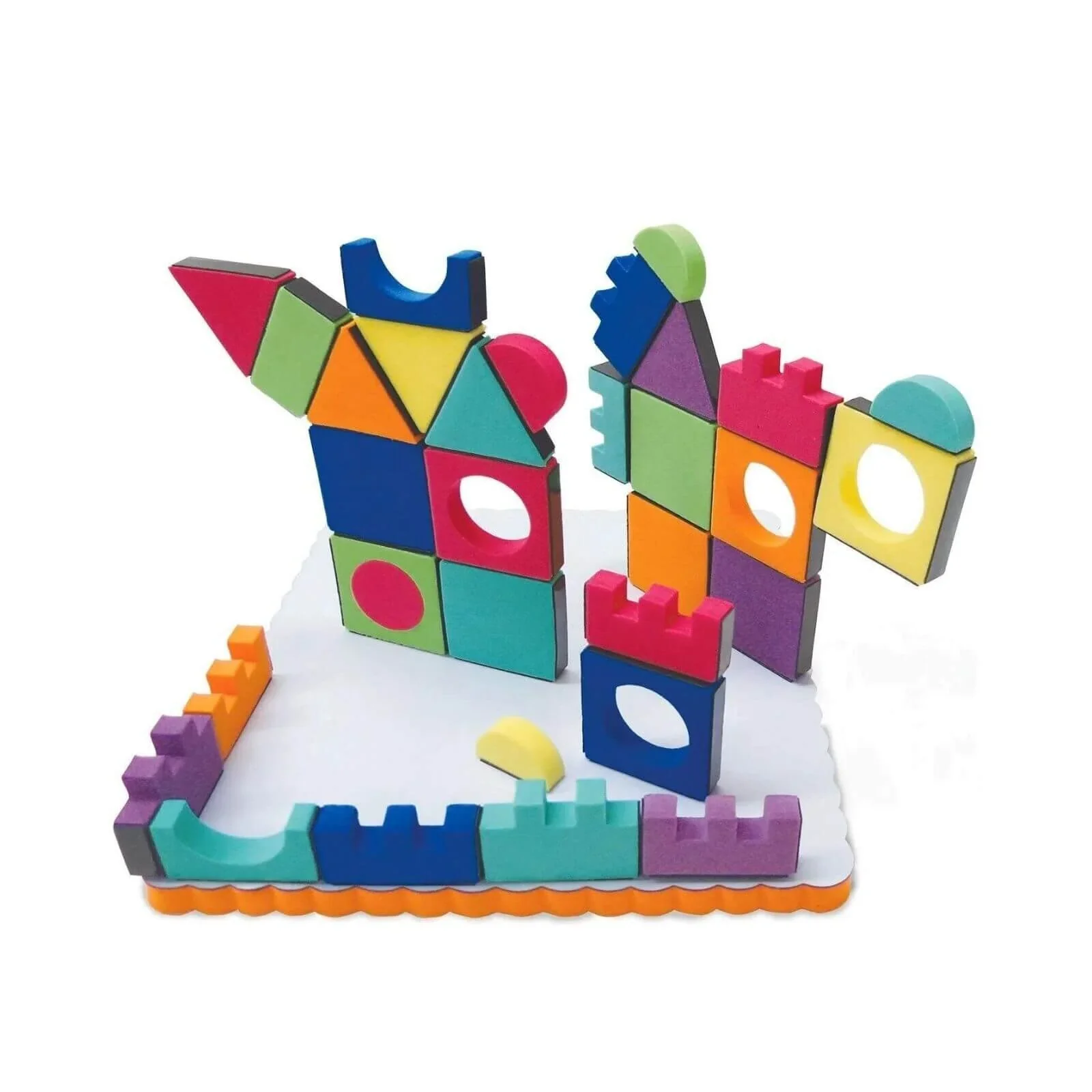 Edushape Magnetic Shapes with Board, 54 pcs - Image 2