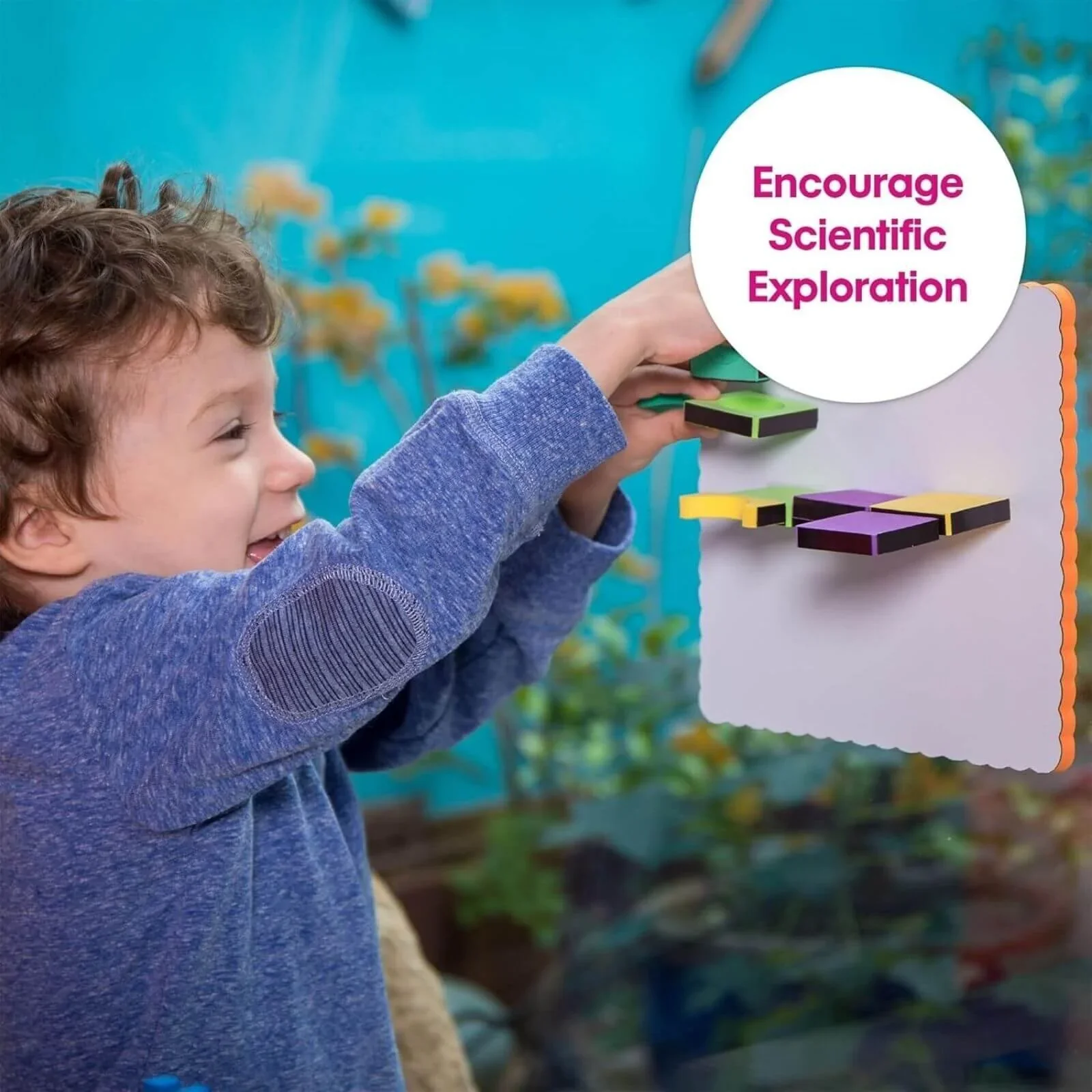 Edushape Magnetic Shapes with Board, 54 pcs - Image 3