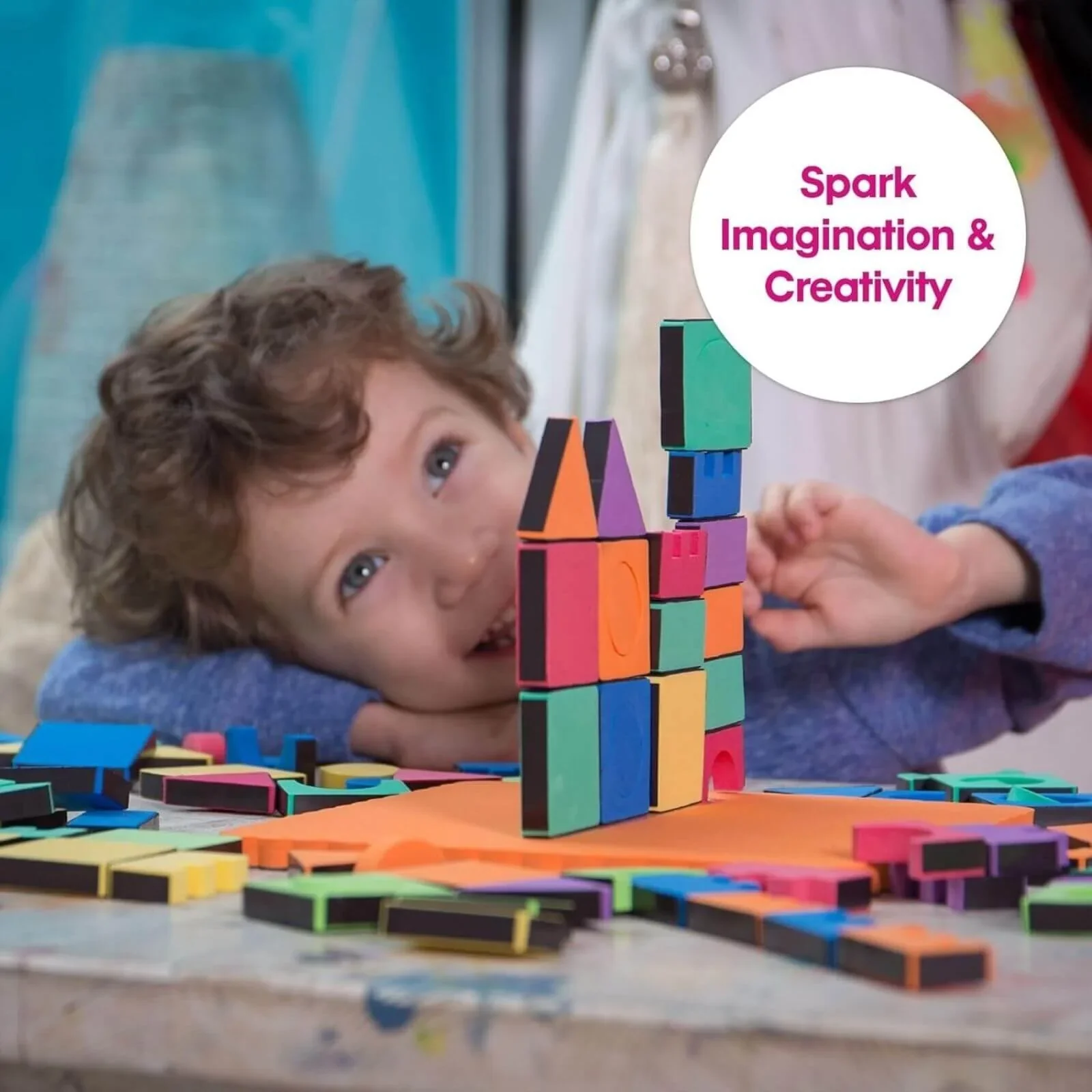 Edushape Magnetic Shapes with Board, 54 pcs - Image 5