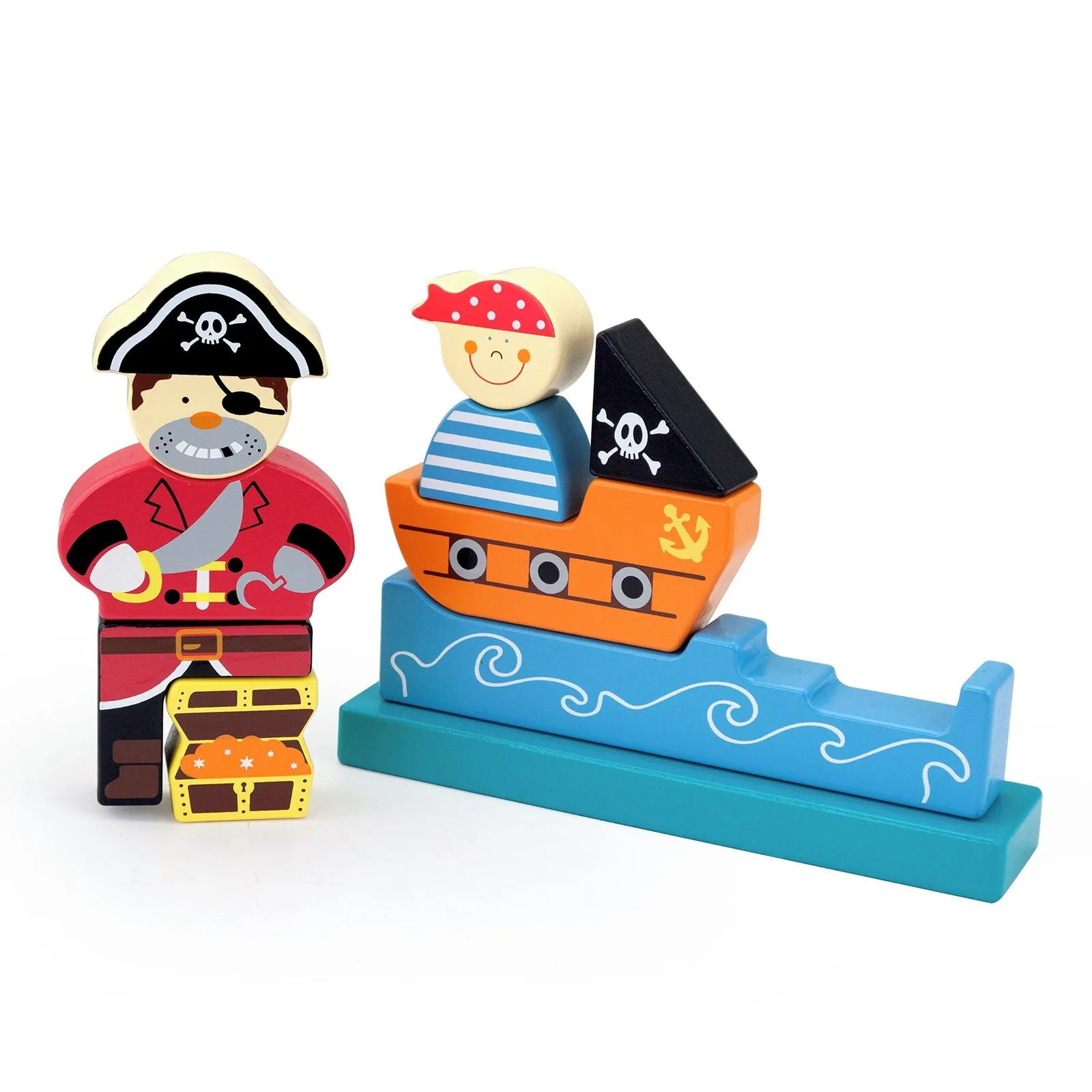 Edushape Pirate Magnnetic Blocks - Image 2