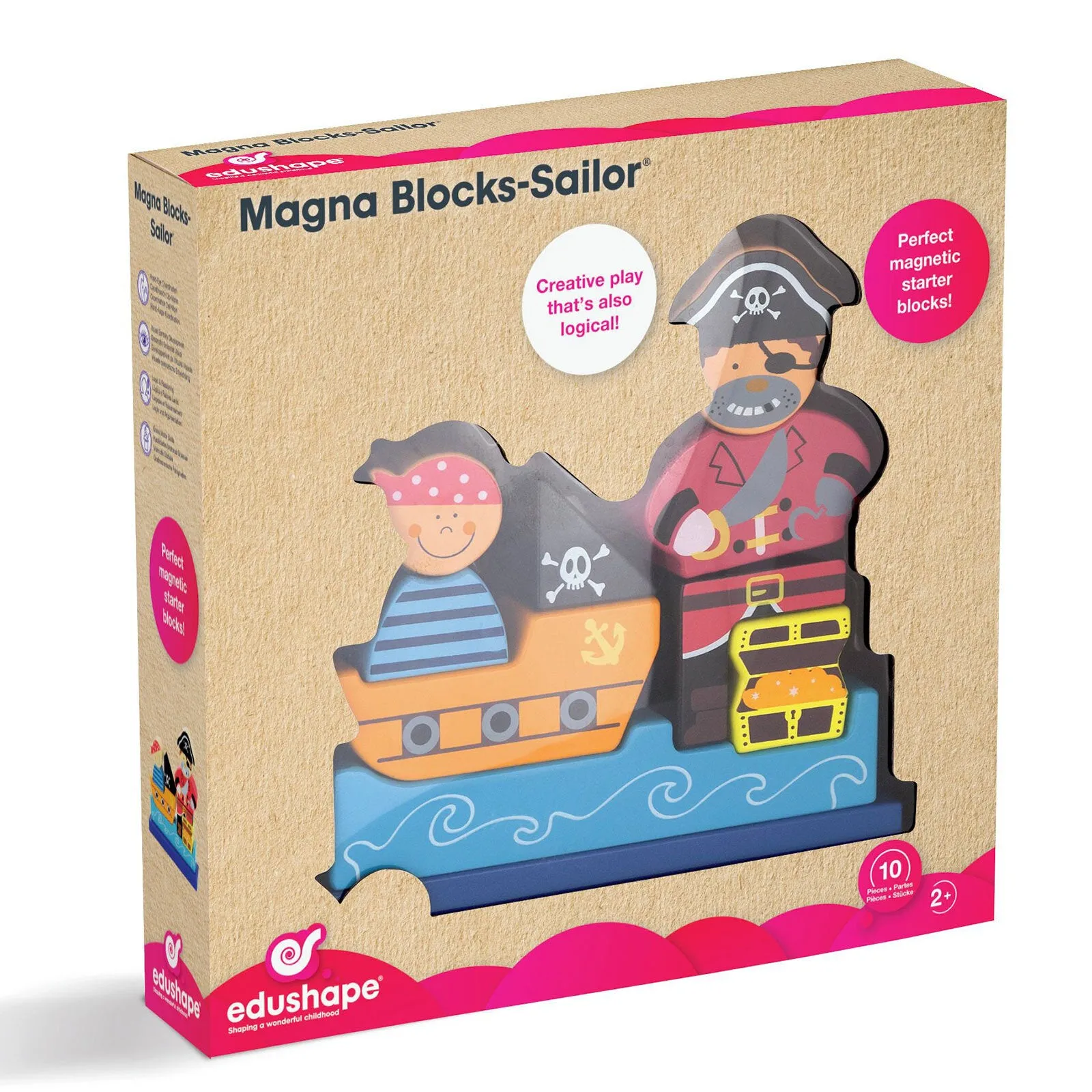 Edushape Pirate Magnnetic Blocks - Image 3