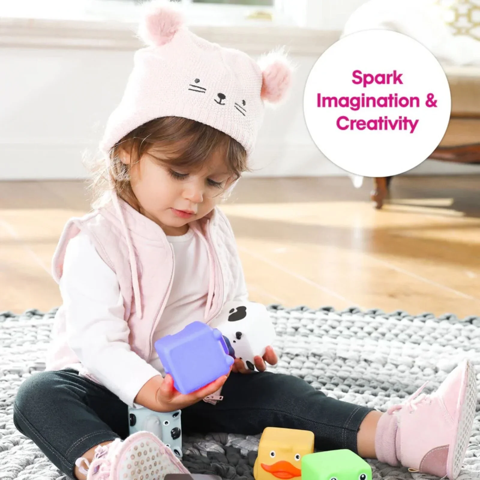 Edushape Soft & Squeezy Critter Blocks - Image 6