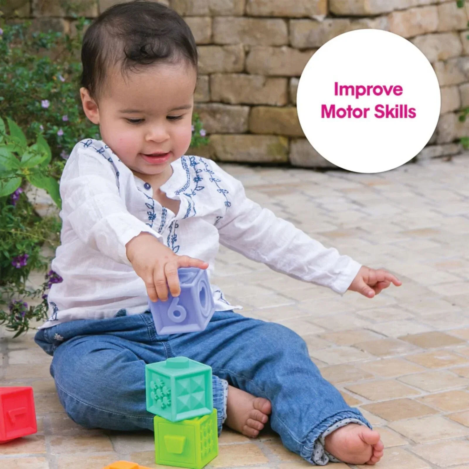 Edushape Textured Pop Blocks - Image 7