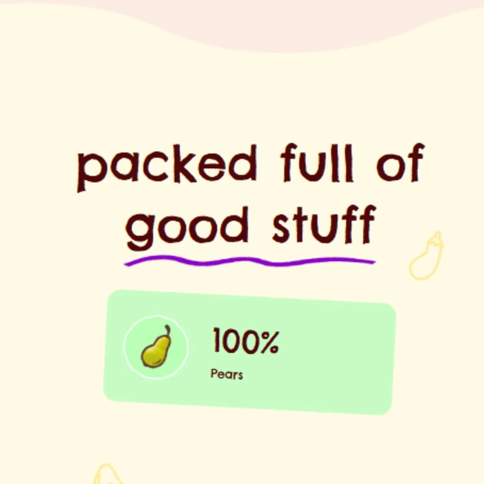 Ella's Kitchen Organic Pears First Tastes Baby Food Pouch 4+ months 70g - Image 3