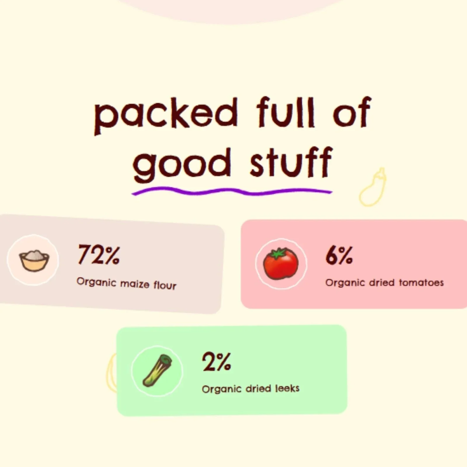 Ella's Kitchen Organic Tomato & Leek Melty Puffs Baby Snack 6+ months 20g - Image 3