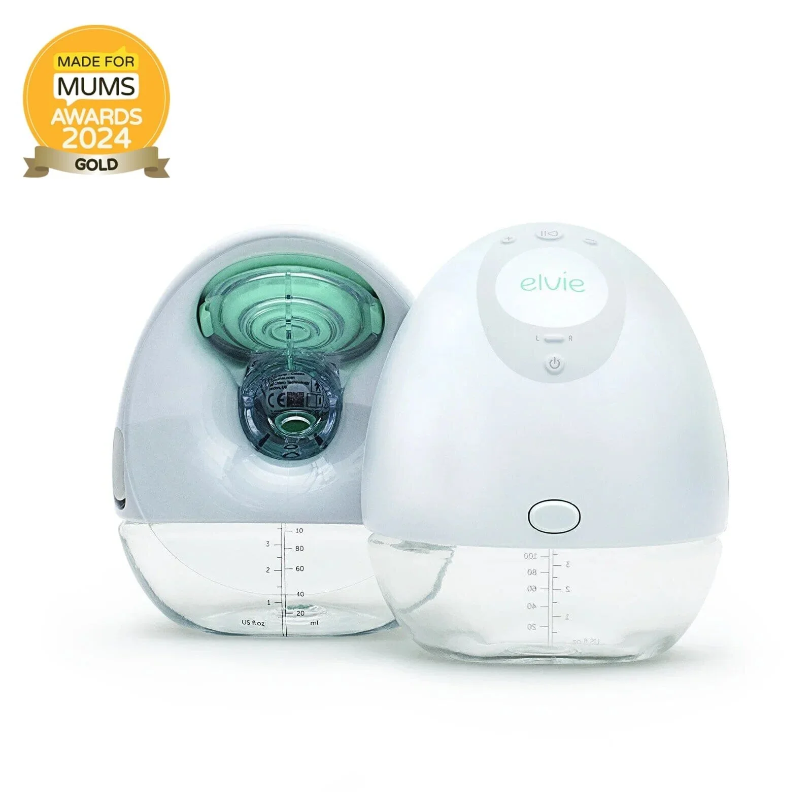 Elvie Pump Double Ultra-Quiet Wearable Electric Breast Pump - Image 4