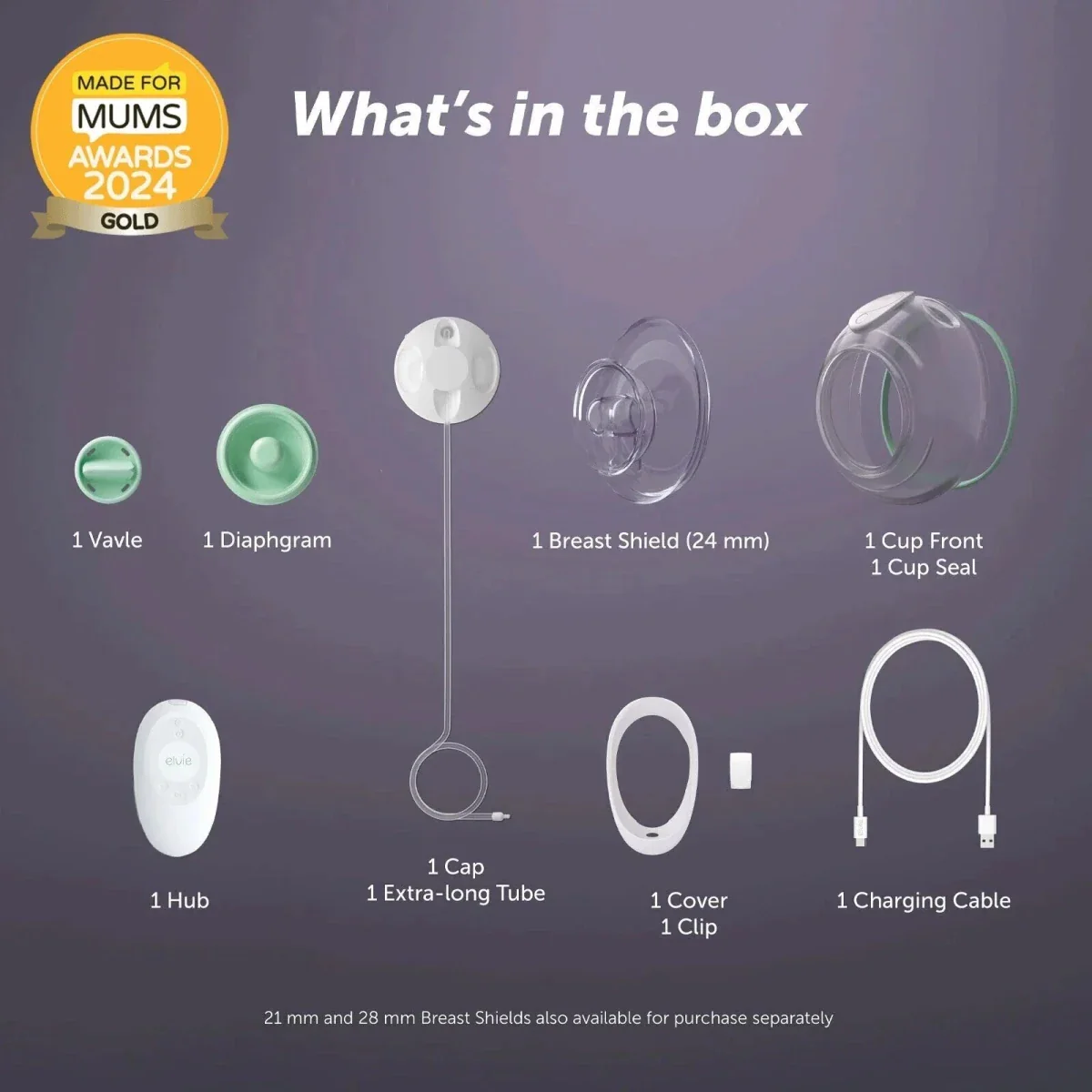 Elvie Stride Hands Free Single Electric Breast Pump - Image 4