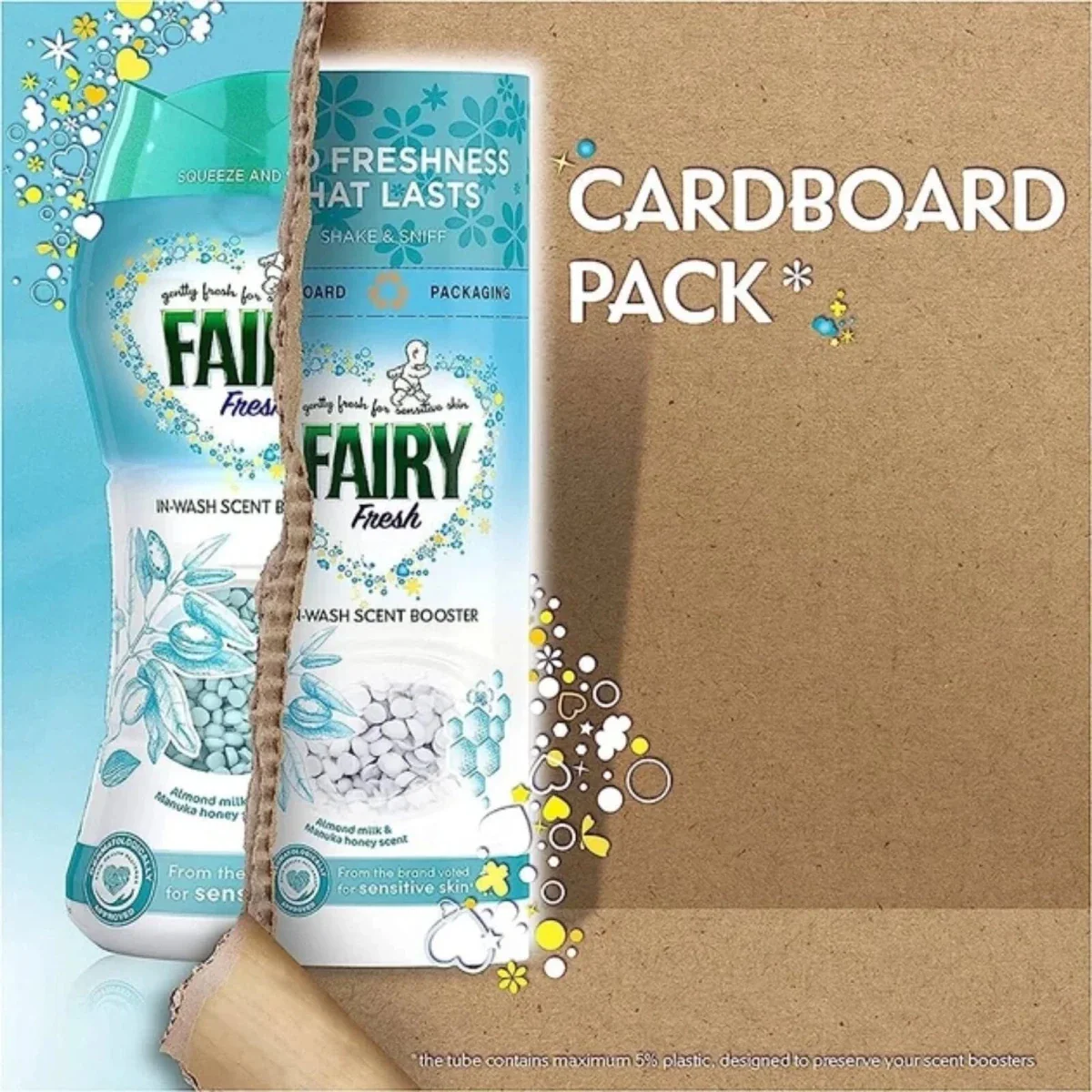 Fairy Fresh In-Wash Scent Booster Almond Milk & Manuka 155g - Image 5