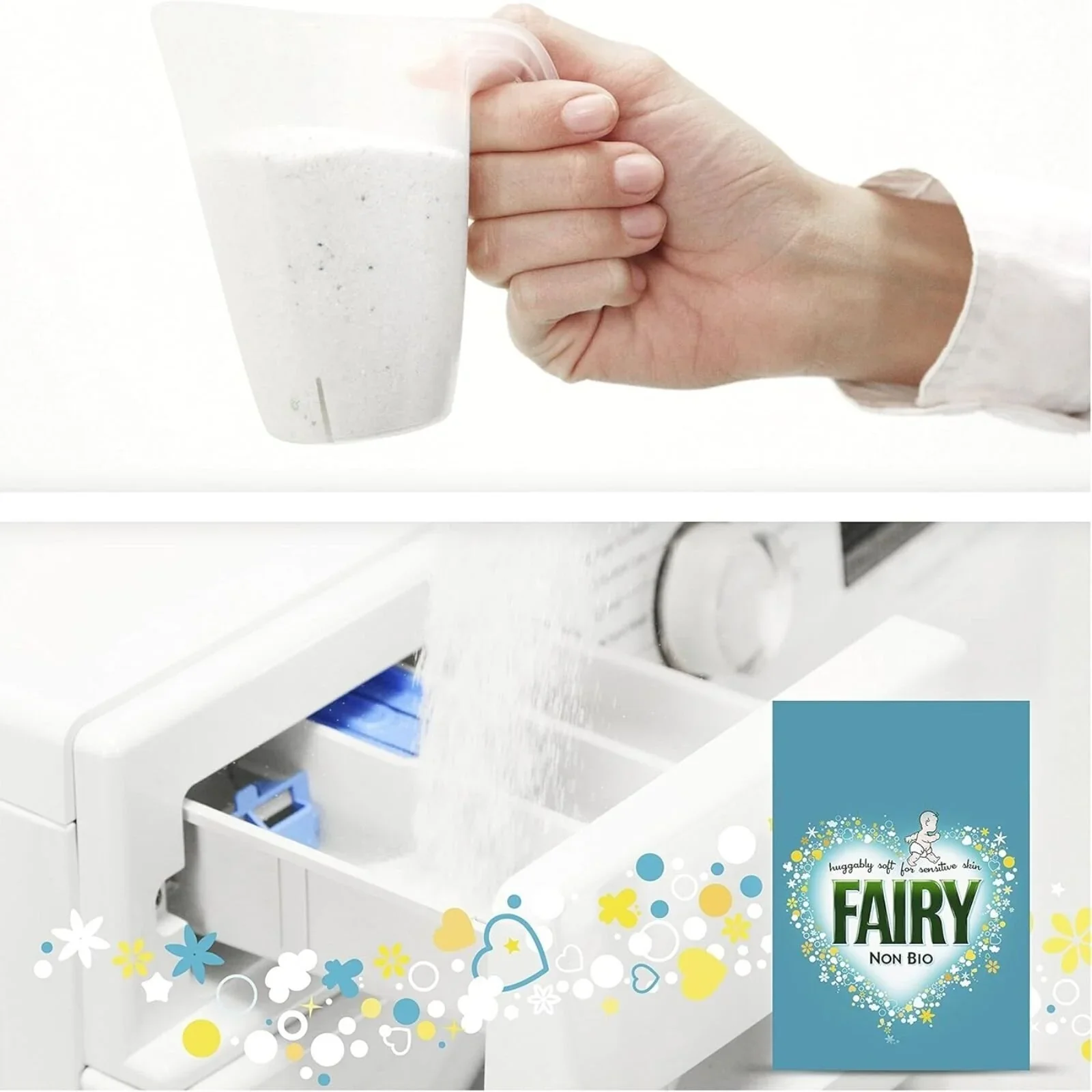 Fairy Non Bio Washing Powder for Sensitive Skin 40 washes - Image 3