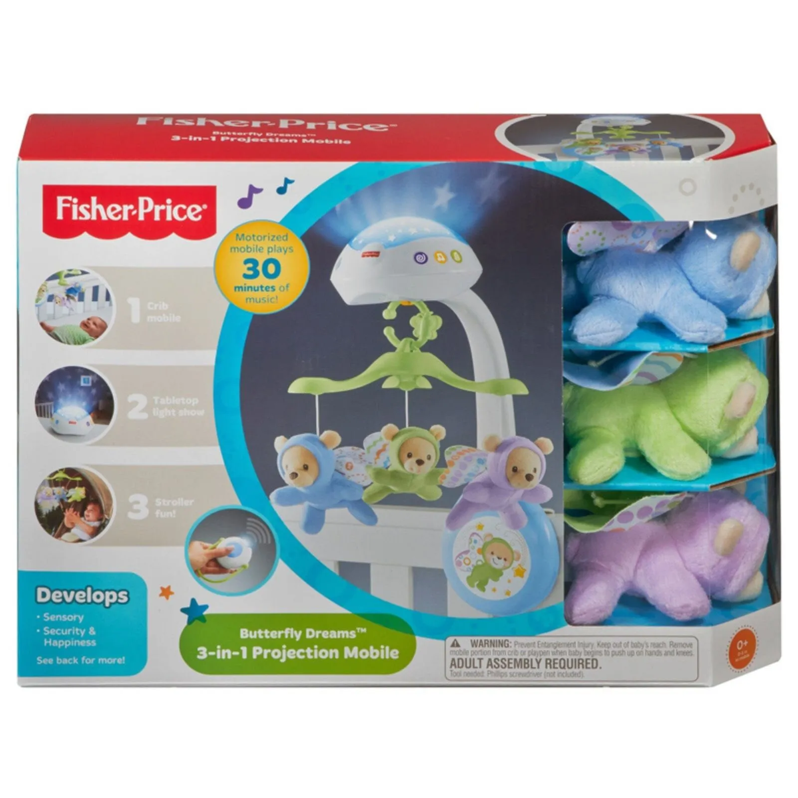 Fisher-Price Butterfly Dreams 3-in-1 Projection Mobile - Image 2