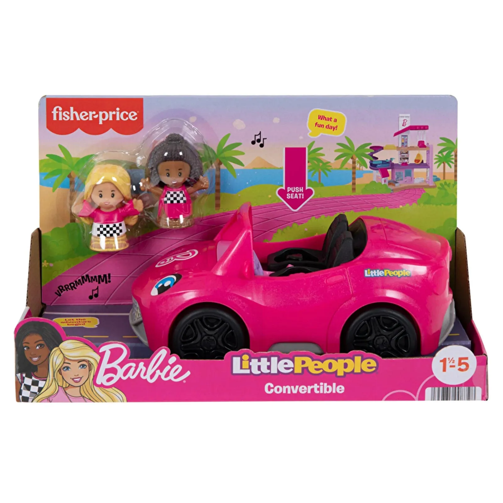 Fisher-Price Little People Barbie Convertible - Image 2