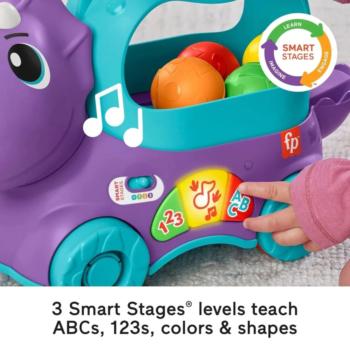Fisher-Price Poppin Triceratops - Image 3