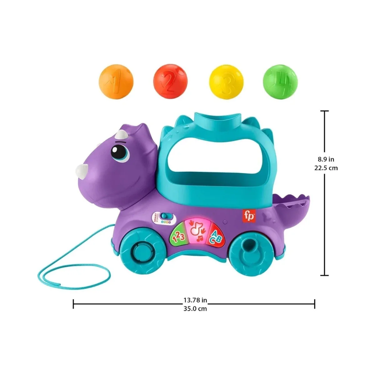 Fisher-Price Poppin Triceratops - Image 4