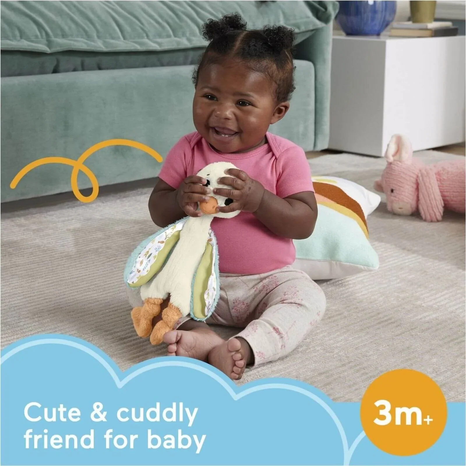 Fisher Price Sensimals Goose Comforter - Image 6
