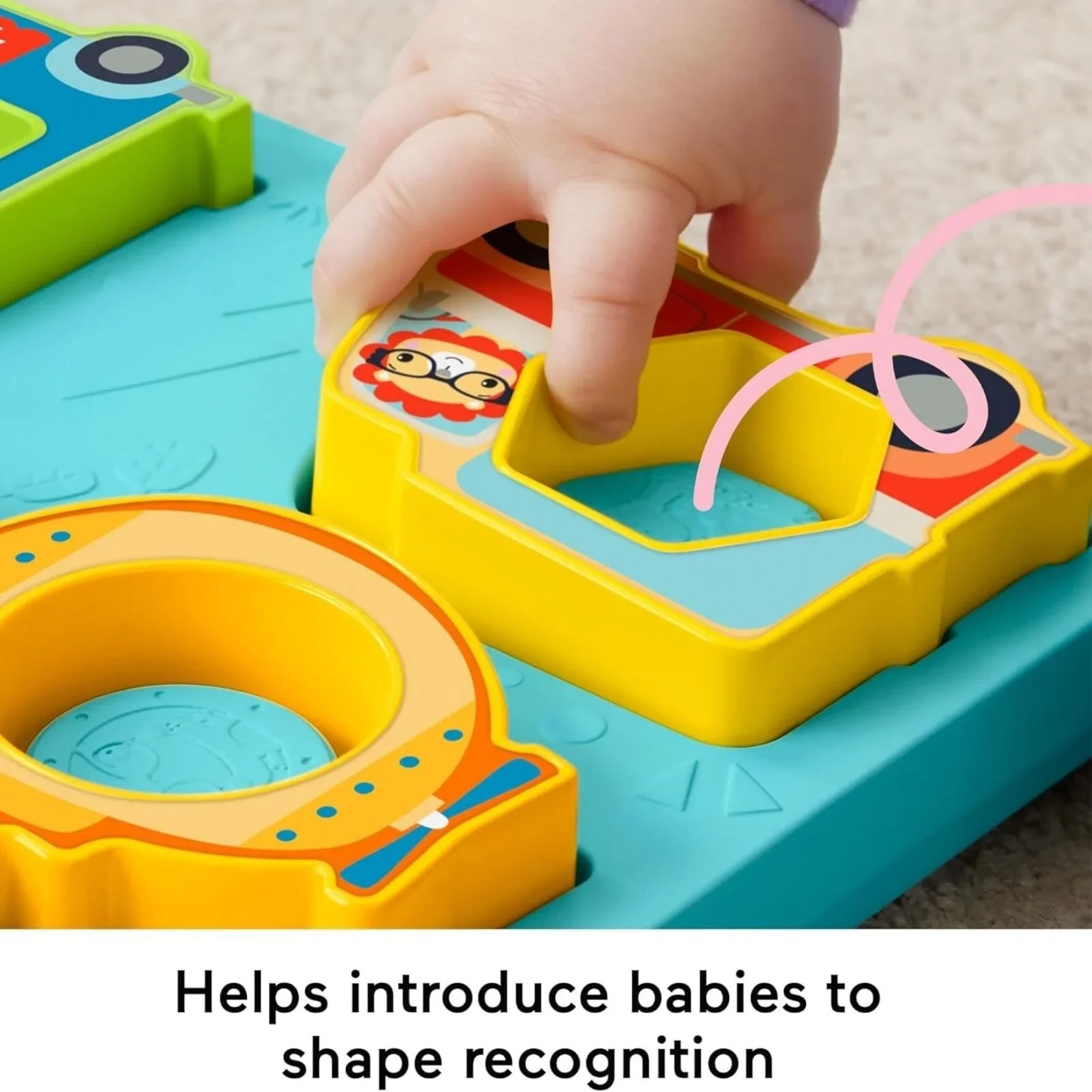 Fisher-Price Shapes & Sounds Vehicle Puzzle Toy - Image 5