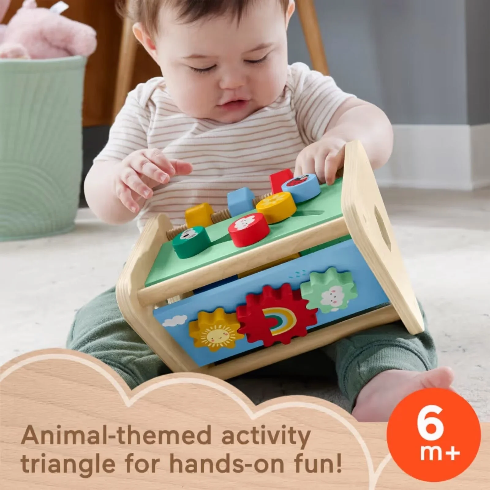 Fisher-Price Wooden Activity Triangle - Image 4