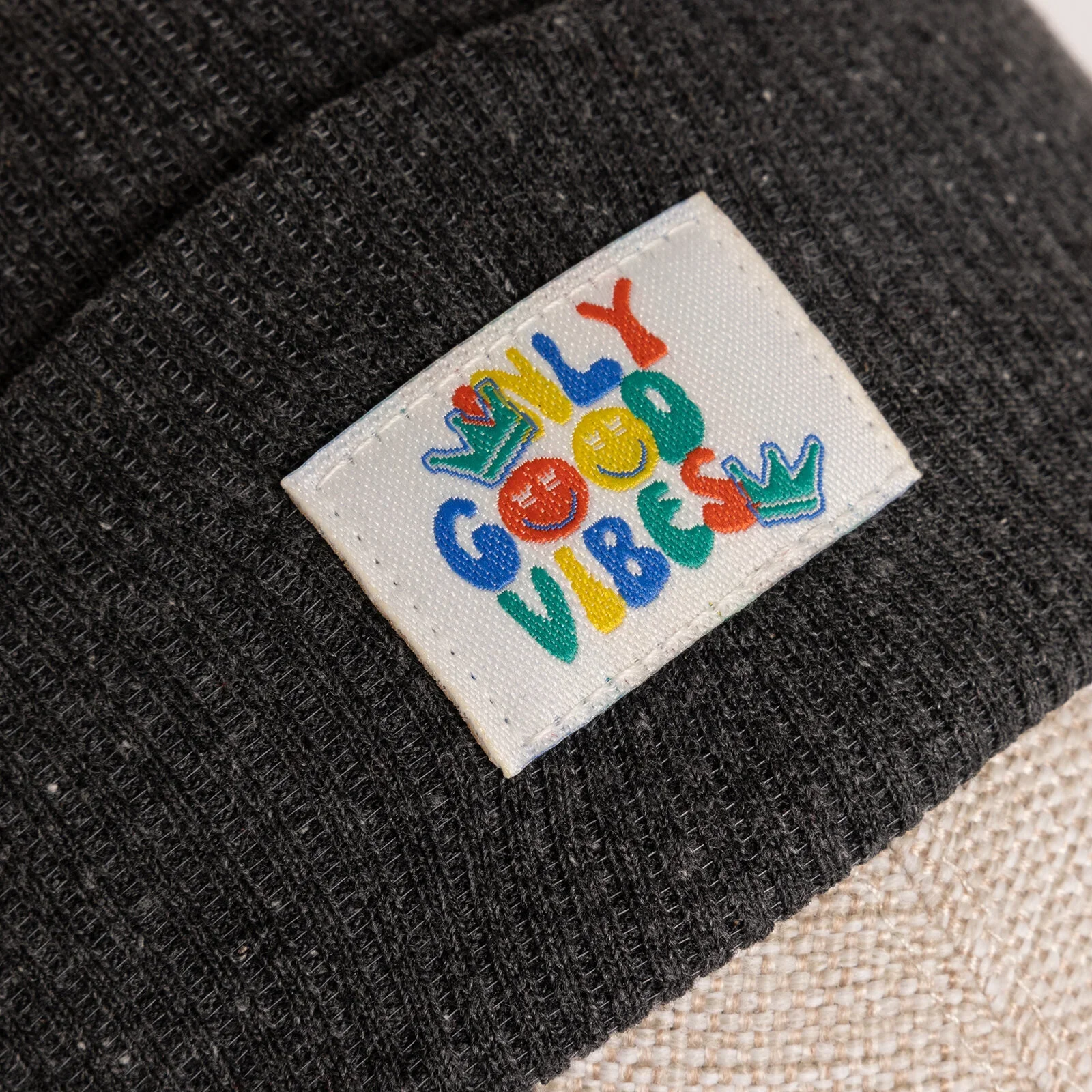 Fonem Baby Boy Beanie - Anthracite - Image 4