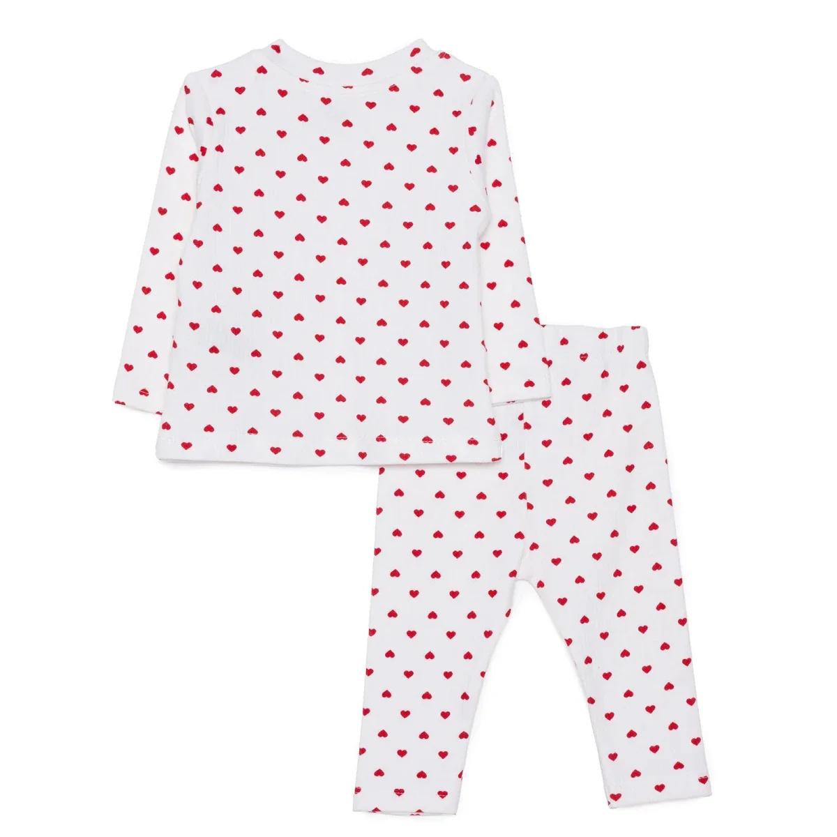For My Baby Newborn Leggings Set - Ecru Printed - Image 2
