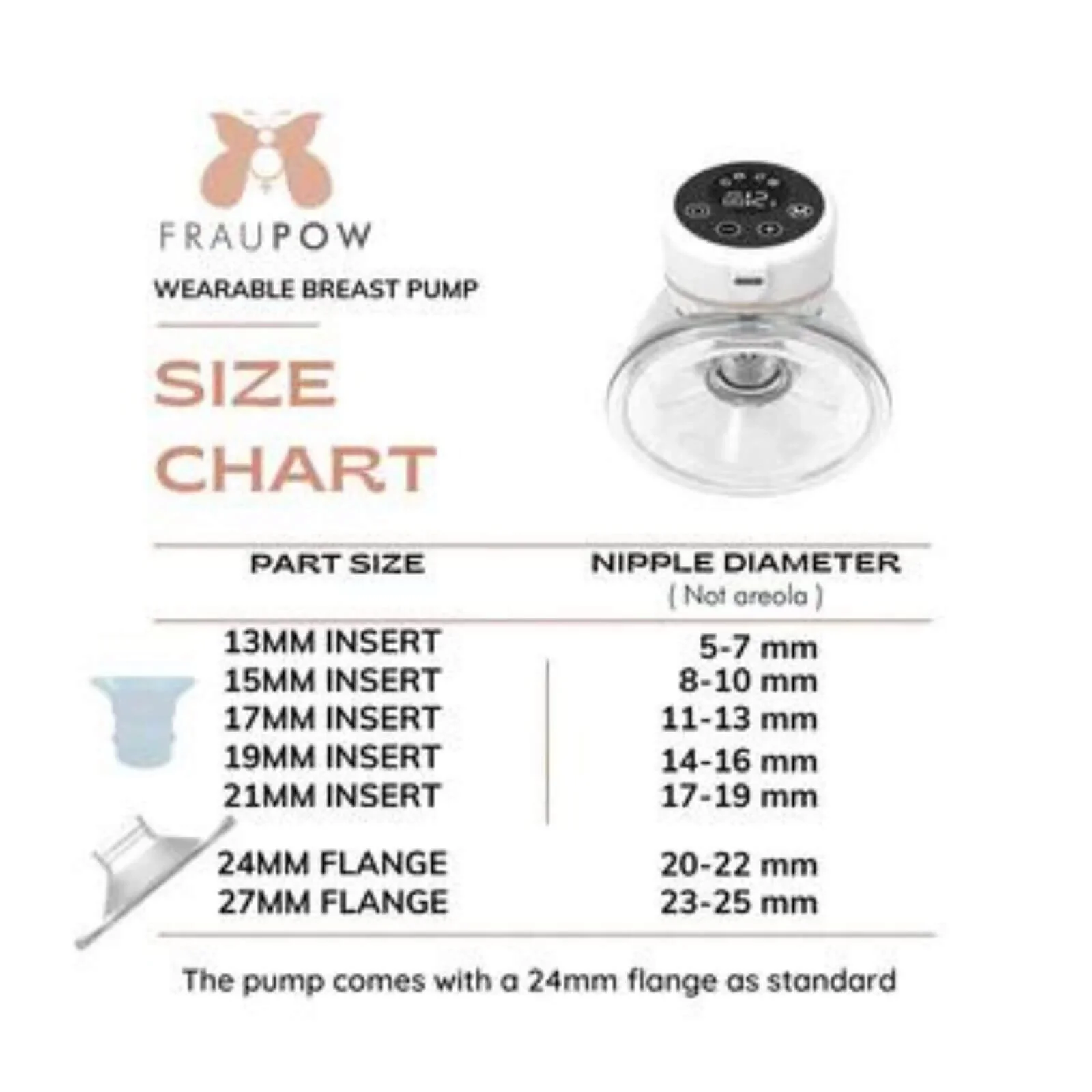 Fraupow Silicone Pump Flange 27mm - Image 3