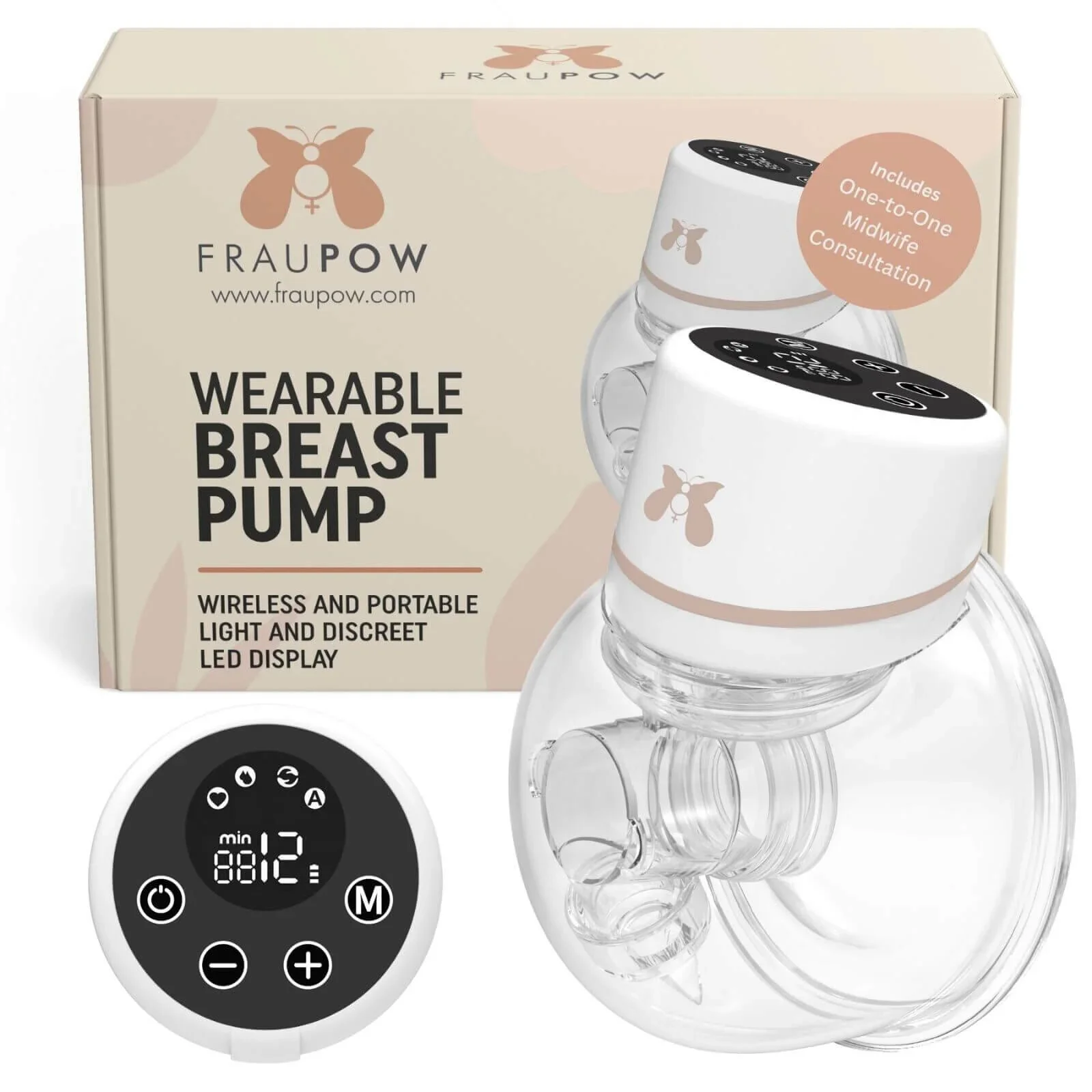 Fraupow Wearable Electric Breast Pump - Image 11