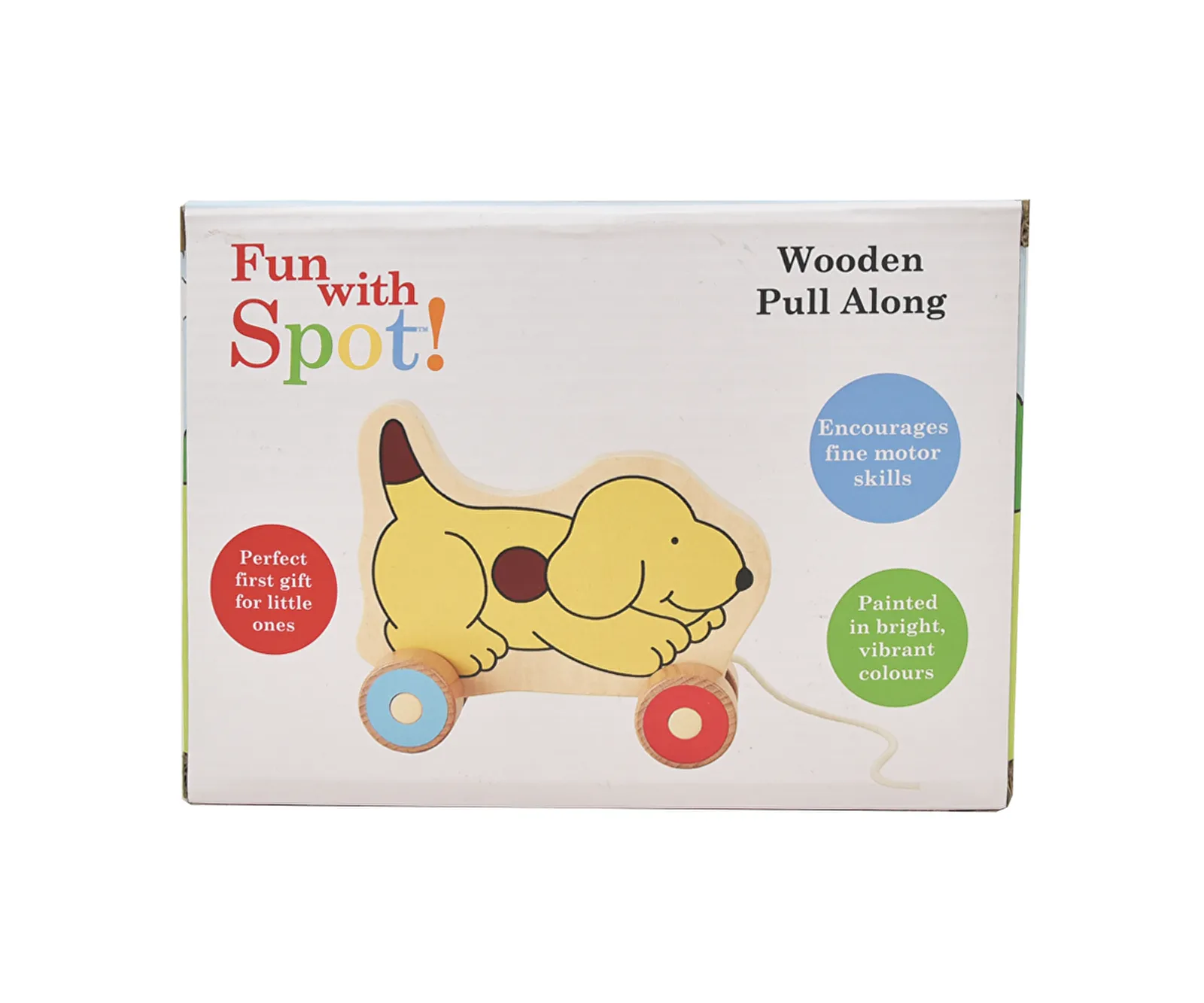 Fun with Spot Spot Wooden Pull Along Yellow - Image 3