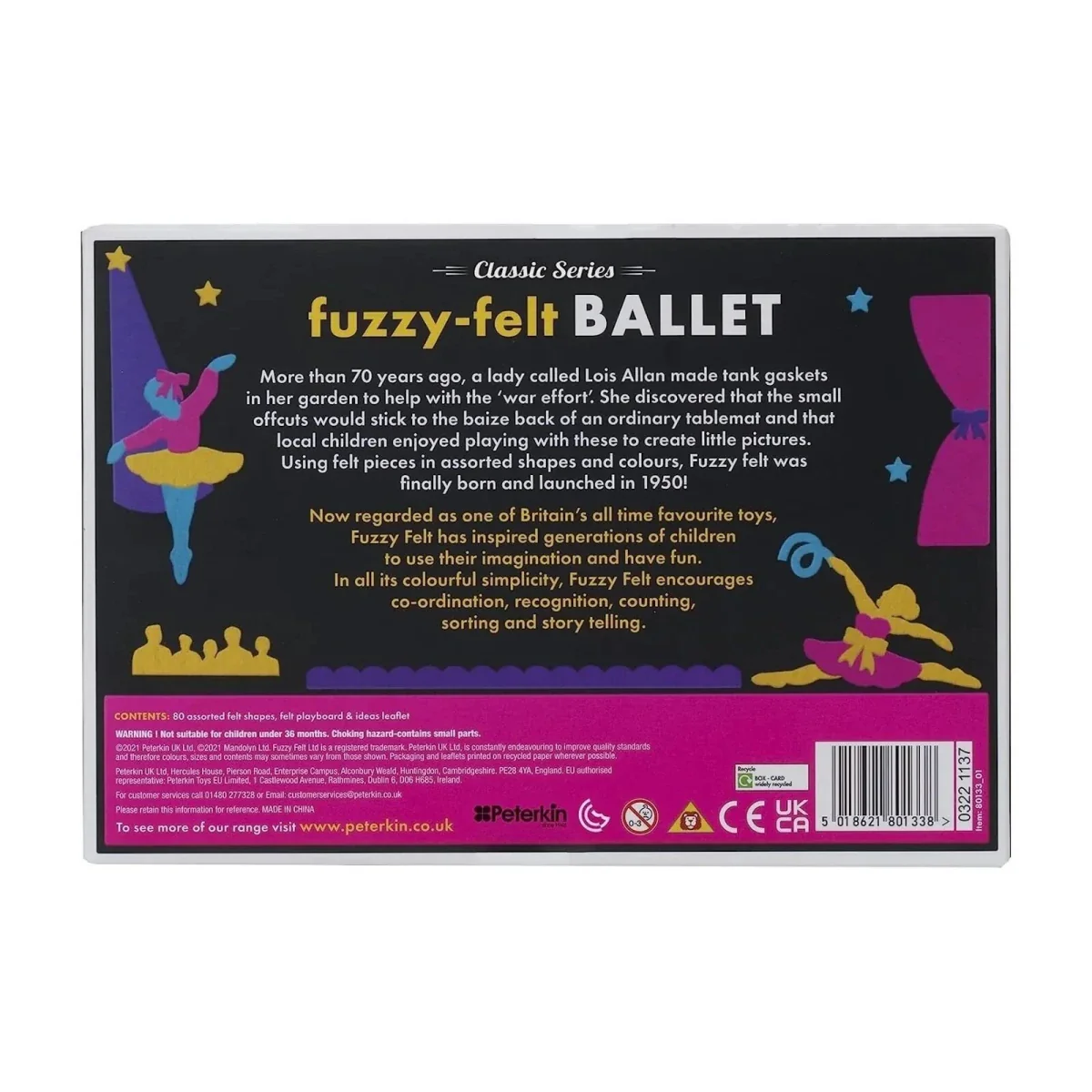 Fuzzy Felt Retro Classic - Ballet - Image 5