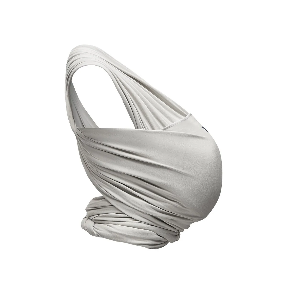 Gaia Carry Stretchy Baby Wrap Organic Cotton - Silver Grey - Image 2