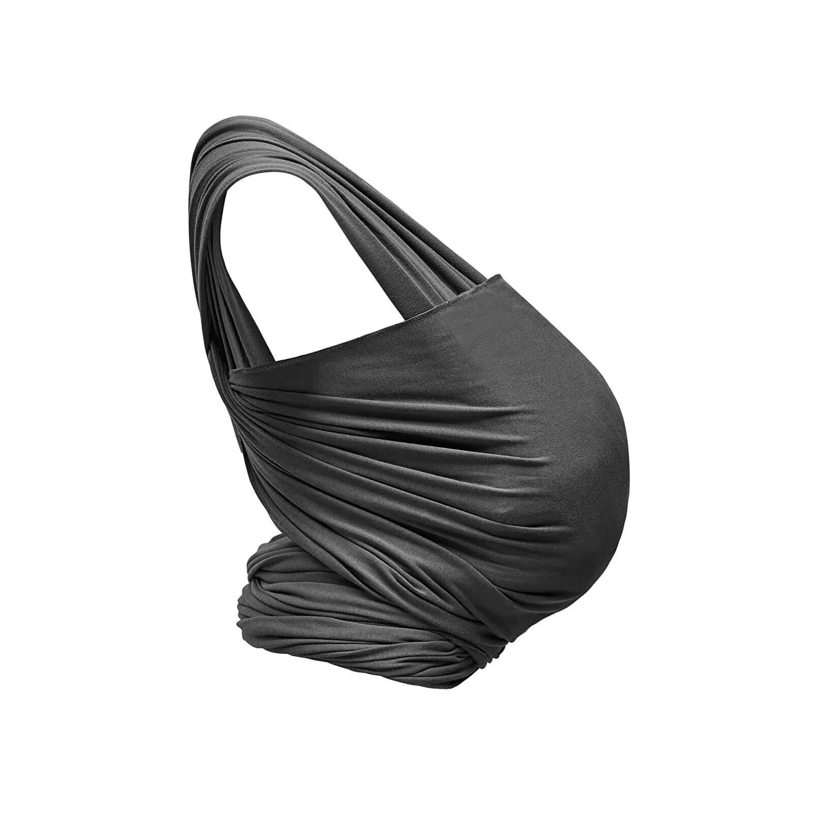Gaia Carry Stretchy Baby Wrap Organic Cotton - Graphite - Image 2