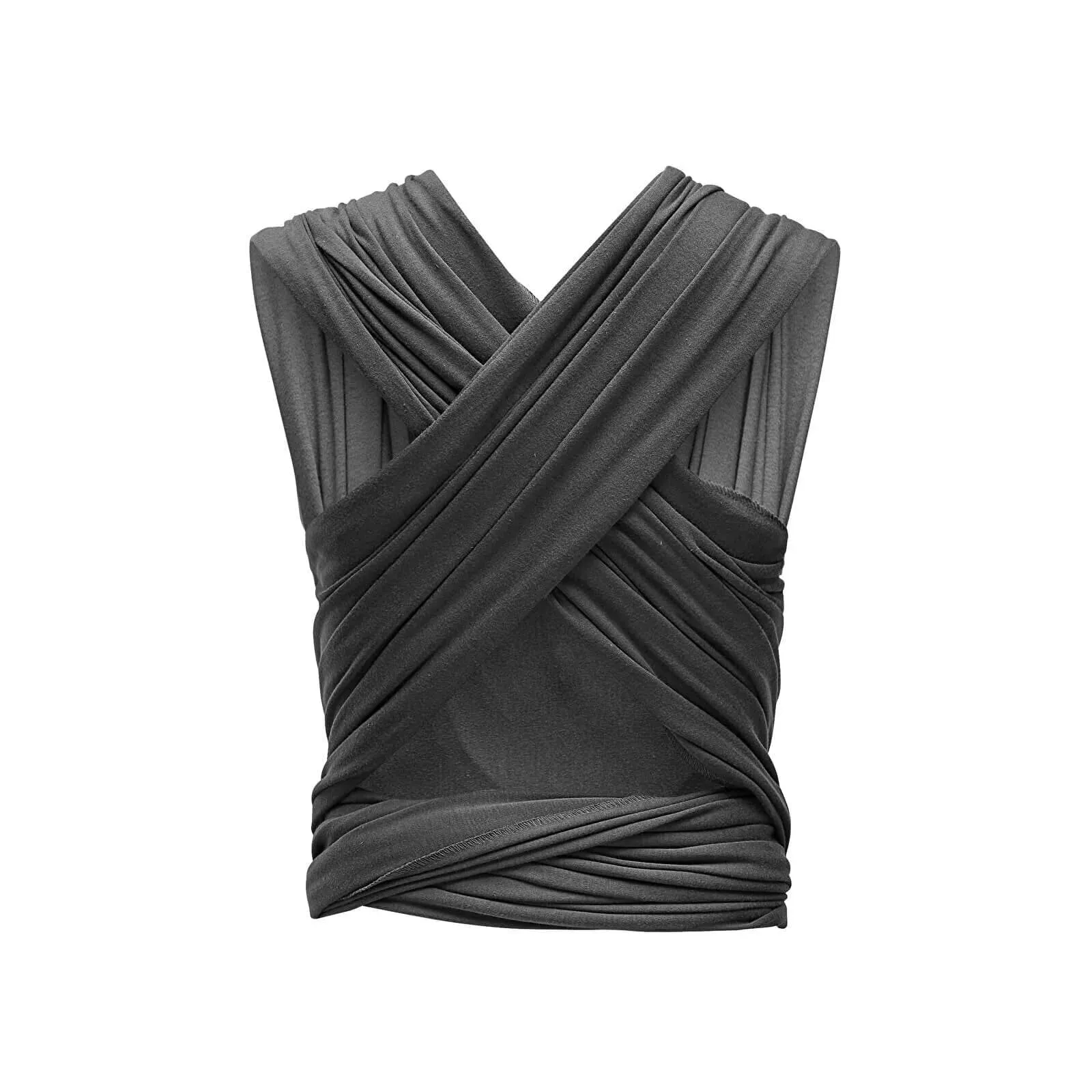 Gaia Carry Stretchy Baby Wrap Organic Cotton - Graphite - Image 3