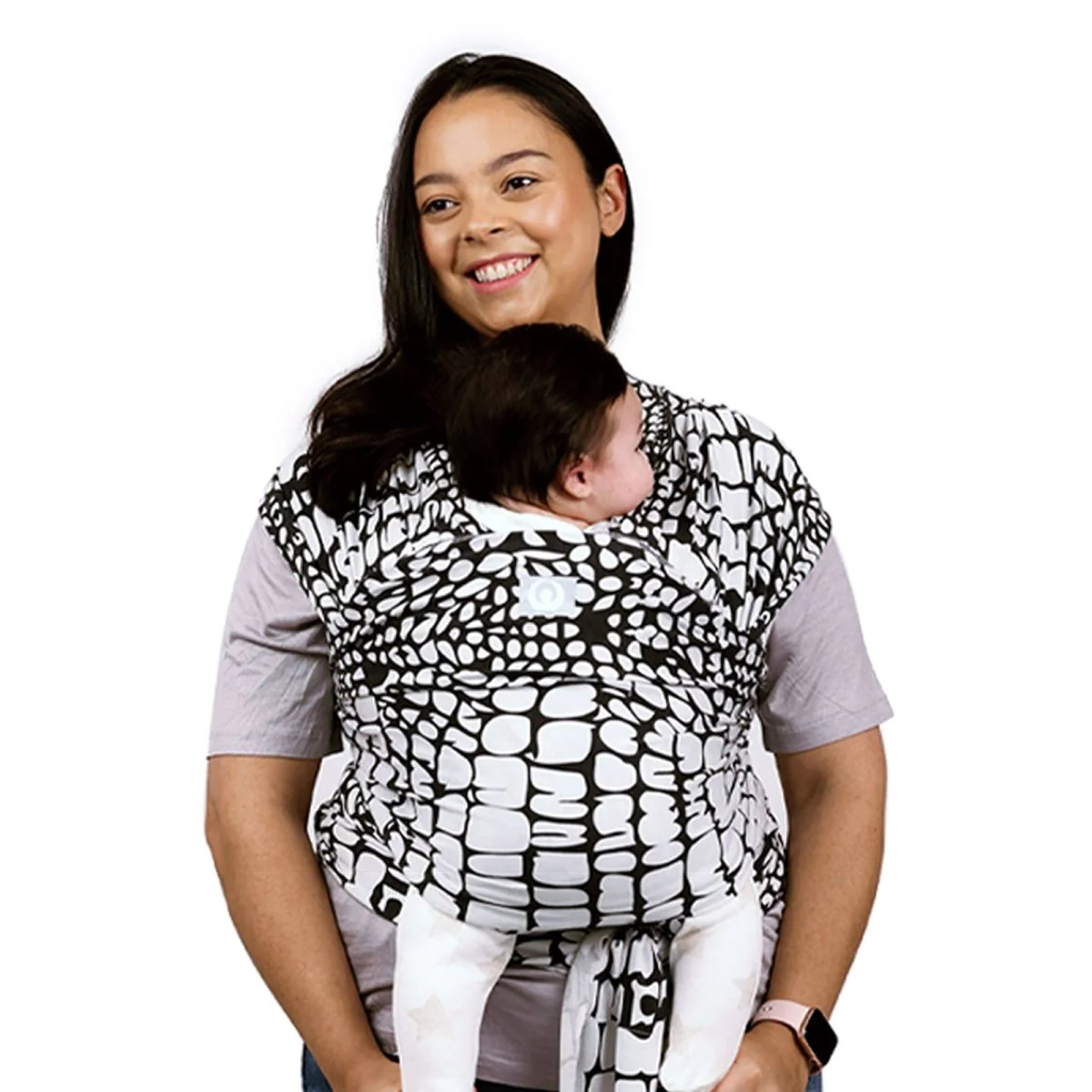Gaia Carry Stretchy Baby Wrap Pure Tencel - Crocodile - Image 4