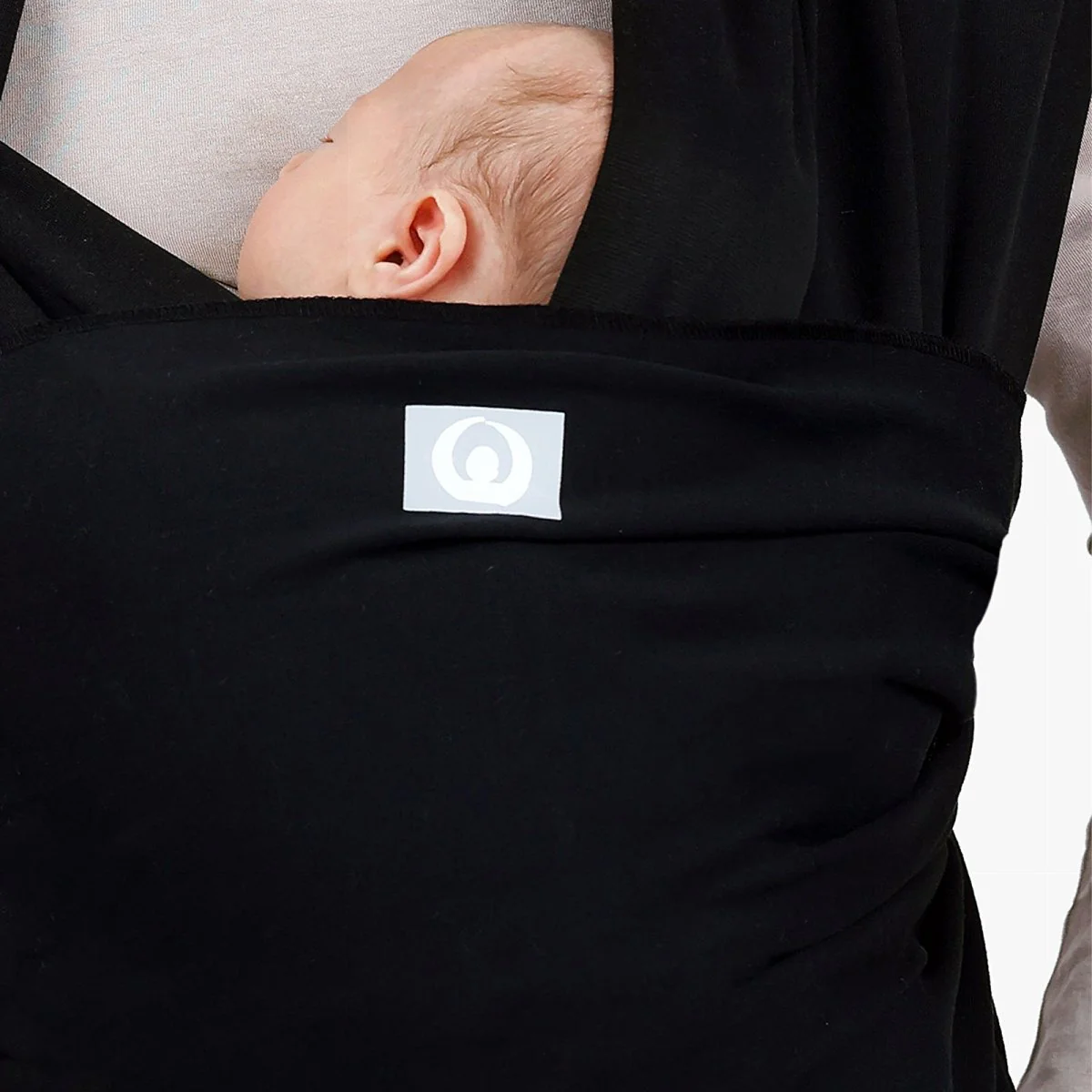 Gaia Carry Stretchy Baby Wrap Pure Tencel - Ebony - Image 10